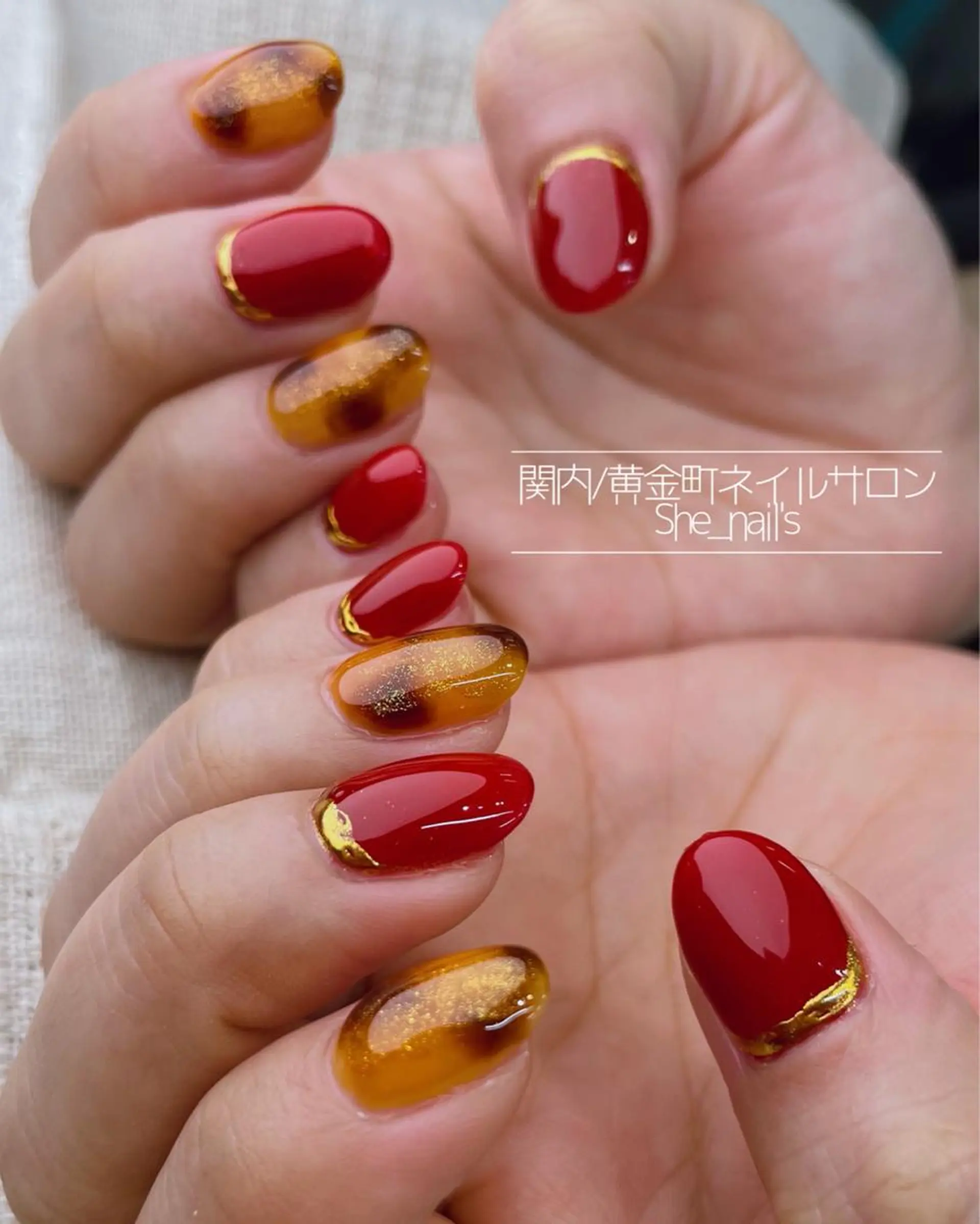 ネイル Blushオーナー Shiinaのネイルデザイン