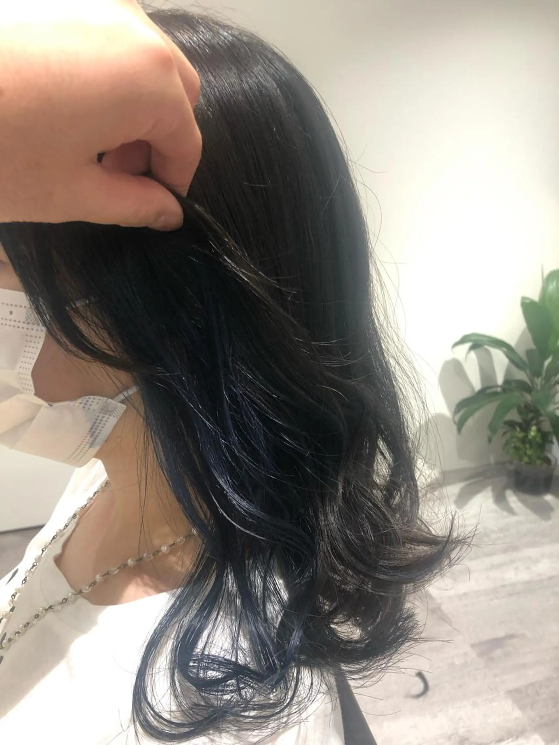 セミロング カラー MignonS 仙幸 大輔のヘアスタイル