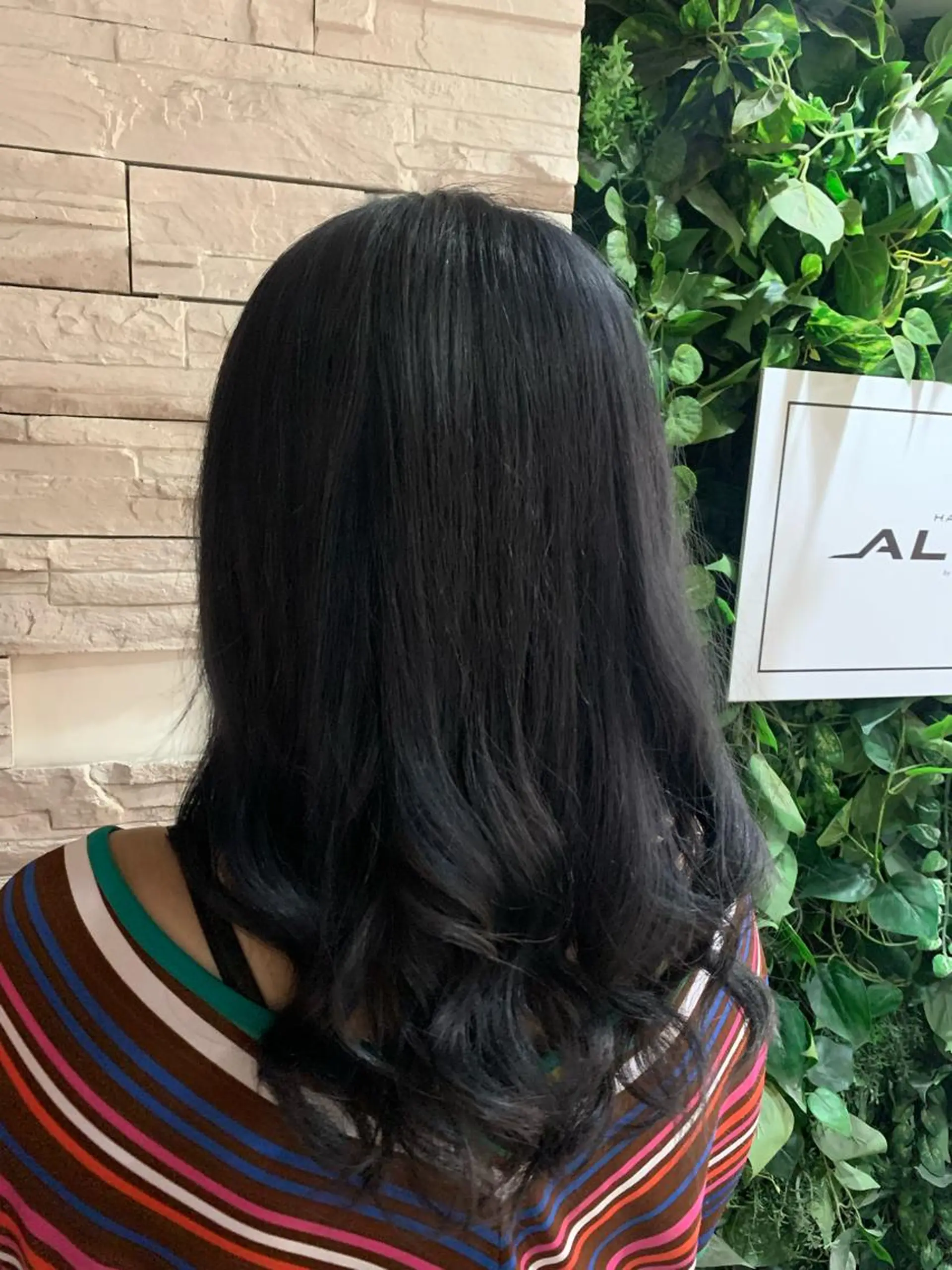 セミロング 韓国ヘア×ハイトーン AYA💫のヘアスタイル