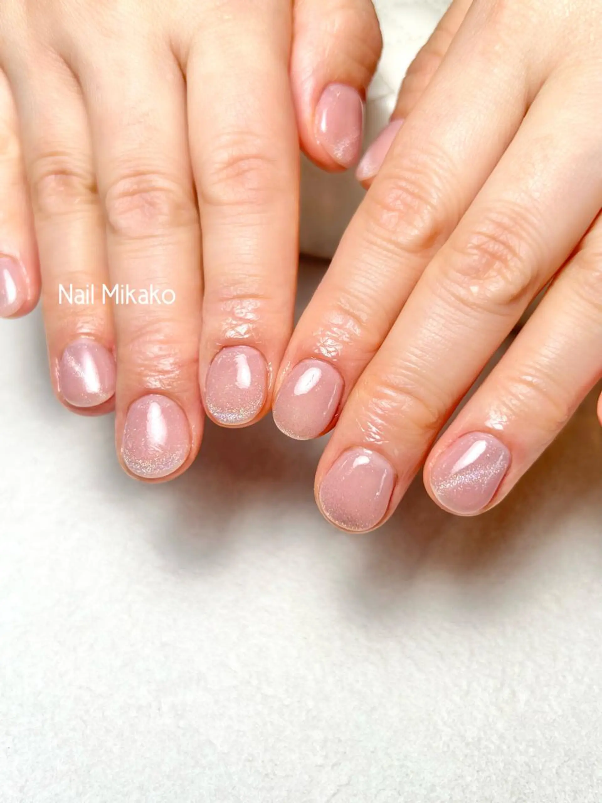 ネイル マグネットネイル シンプルネイル 春ネイル Nail Mikakoのネイルデザイン