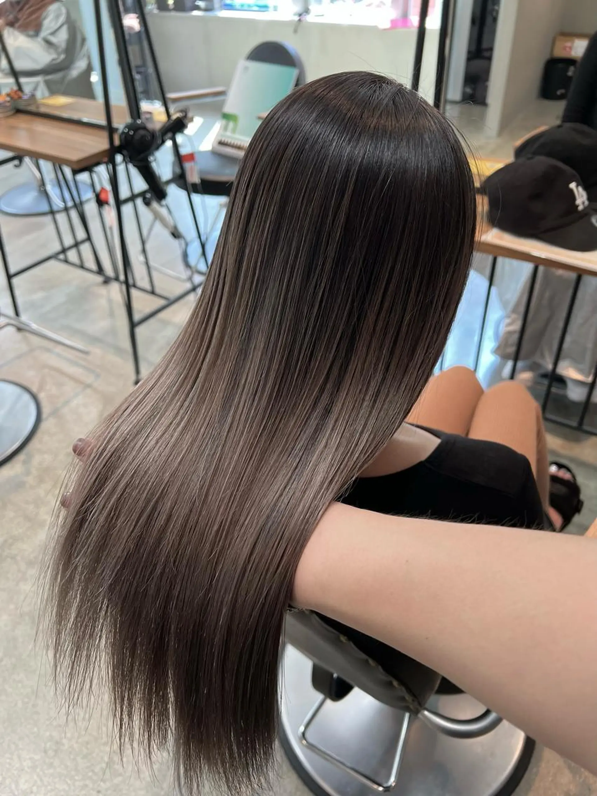 ロング カラー カット ヘアカラー トリートメント lafithhair ruu.南本庄のヘアスタイル