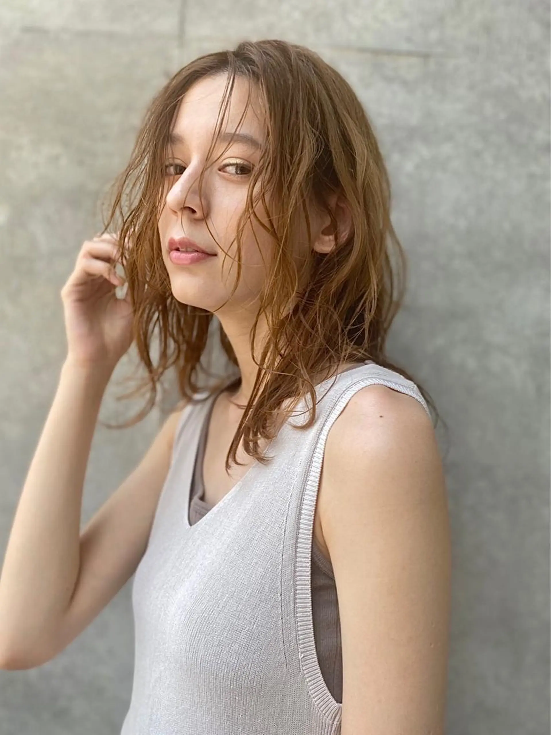 セミロング ヘアカラー トリートメント 愛されヘア♪ 大森春奈のヘアスタイル