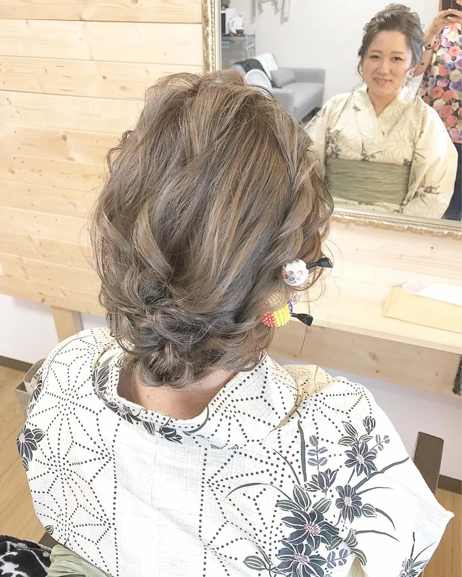 ヘアアレンジ 浴衣 糸賀 史織のマツエク・マツパデザイン