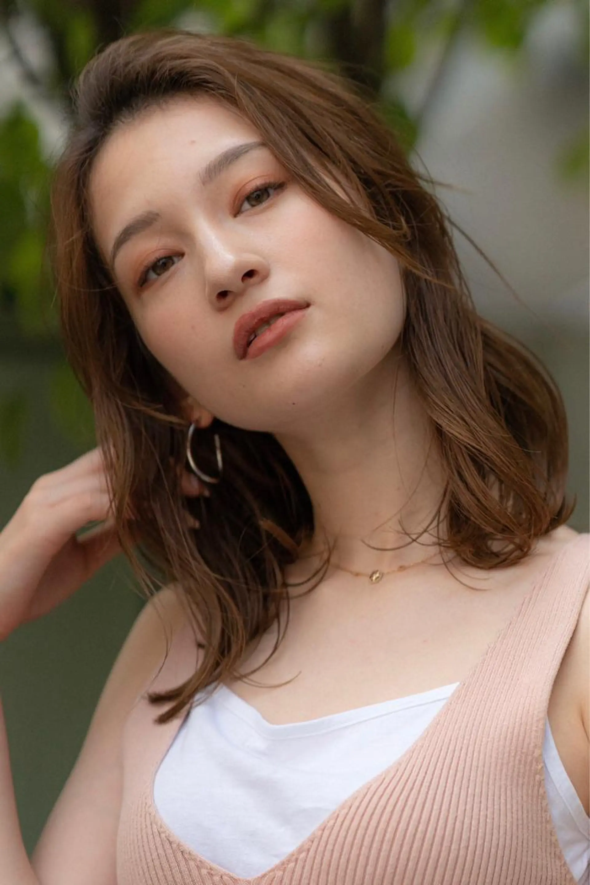 ミディアム カラー カット ヘアカラー トリートメント 🉐レイヤー/塩見 弘樹🉐渋谷のヘアスタイル