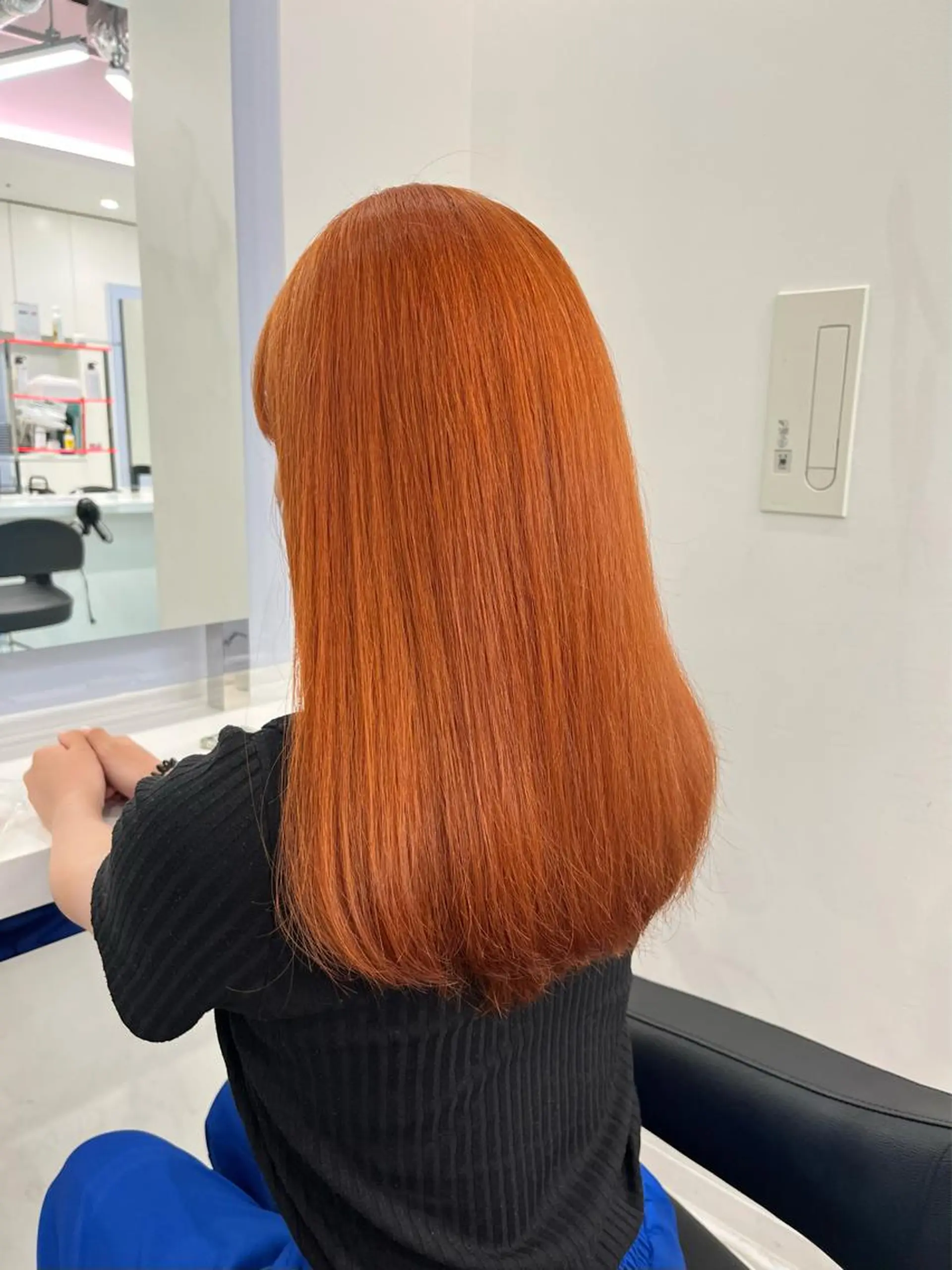 ロング カラー レイヤーカットモデル 募集中　ukaのヘアスタイル