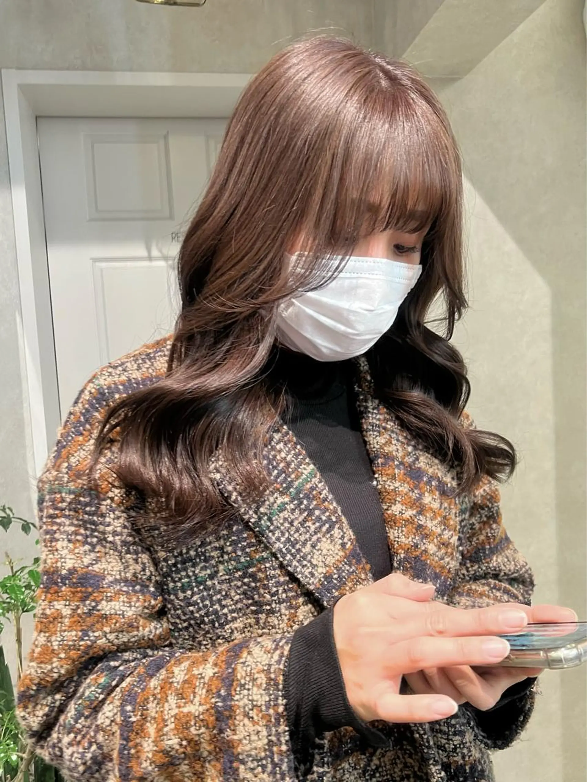 ロング カラー カット ヘアカラー ｻﾄｳﾐﾉﾘ韓国ヘア 韓国メンズヘアのヘアスタイル