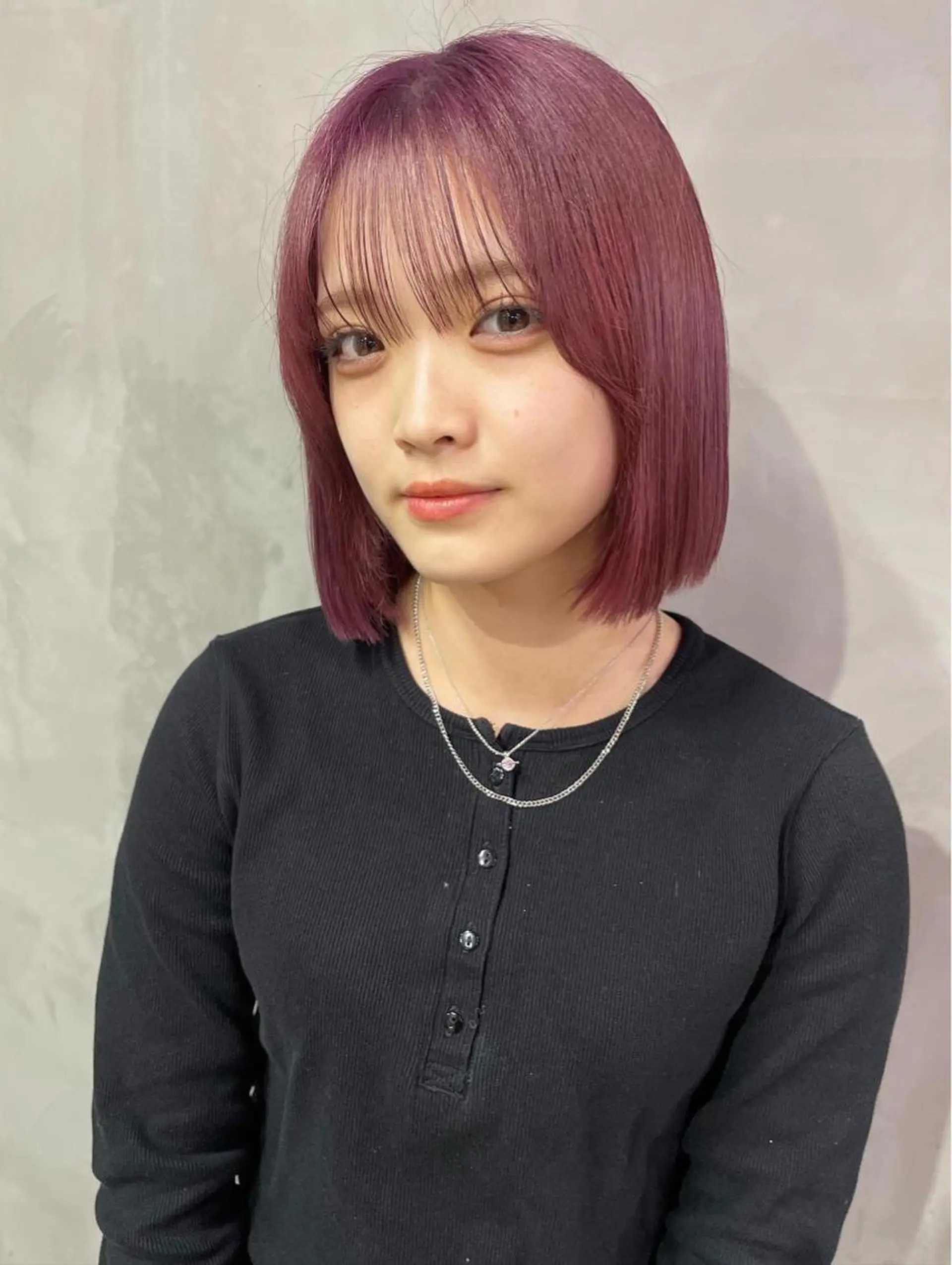 ミディアム Yuuka/ w colorのヘアスタイル