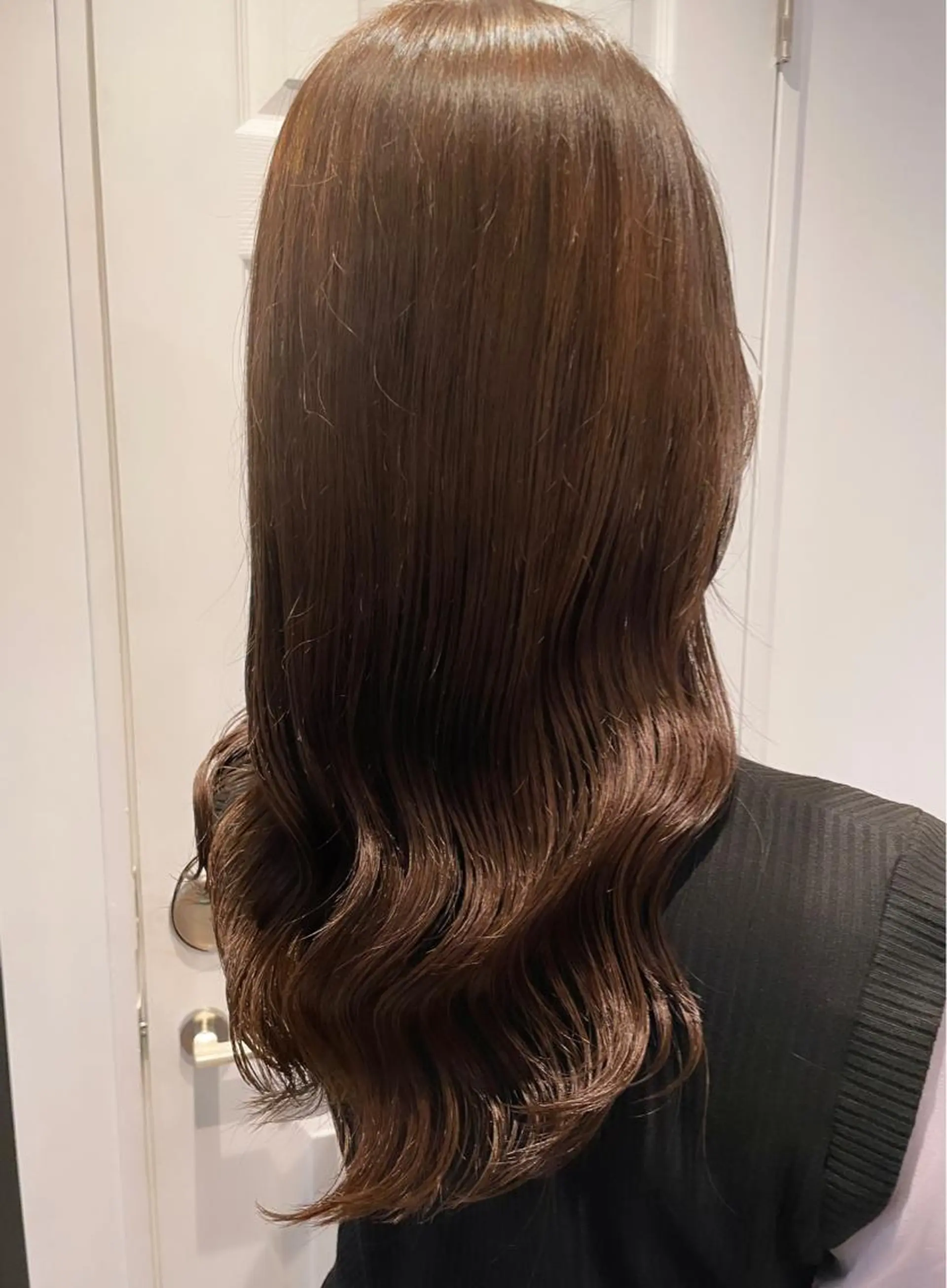 セミロング カラー ヘアアレンジ REONA🪽✨薬院 レイヤーカット🫧のヘアスタイル