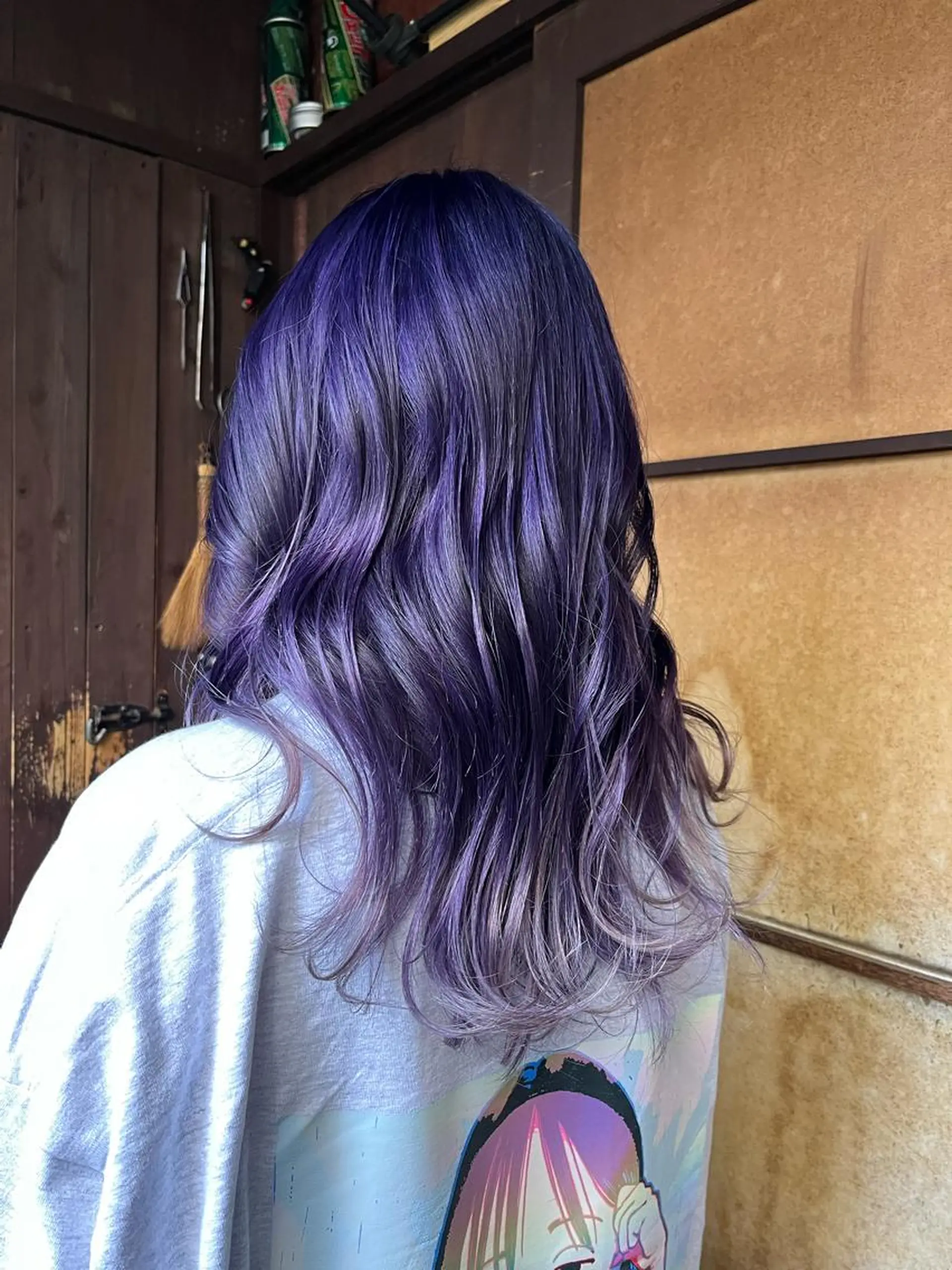 セミロング カラー セミロングパーマ バレイヤージュ ブリーチ ケアブリーチ ダブルカラー Koichi Satoのヘアスタイル