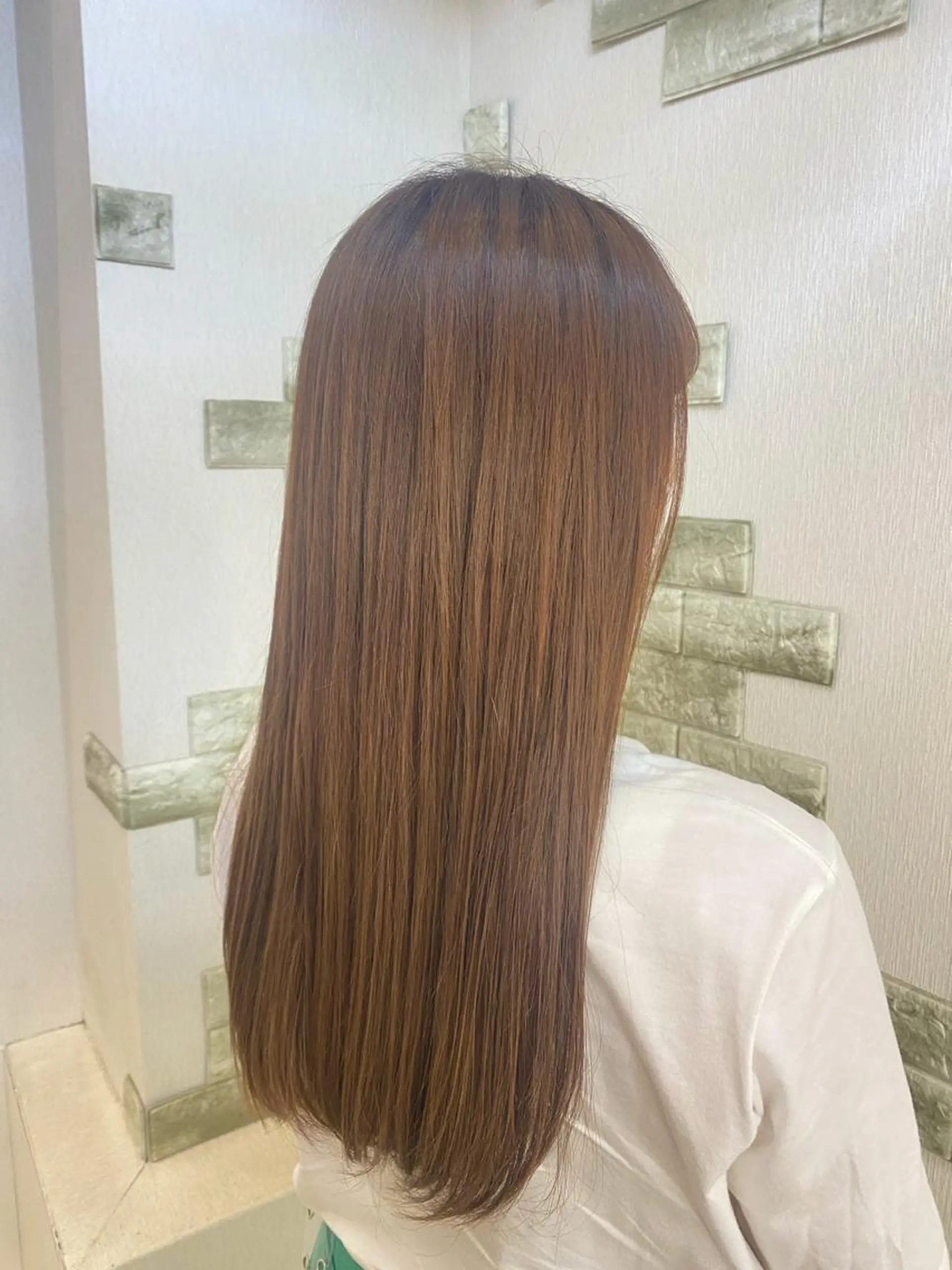 ロング カラー ベージュカラー オレンジ オレンジベージュ ️🫧押上️🫧はな 🫧まとまるショートのヘアスタイル