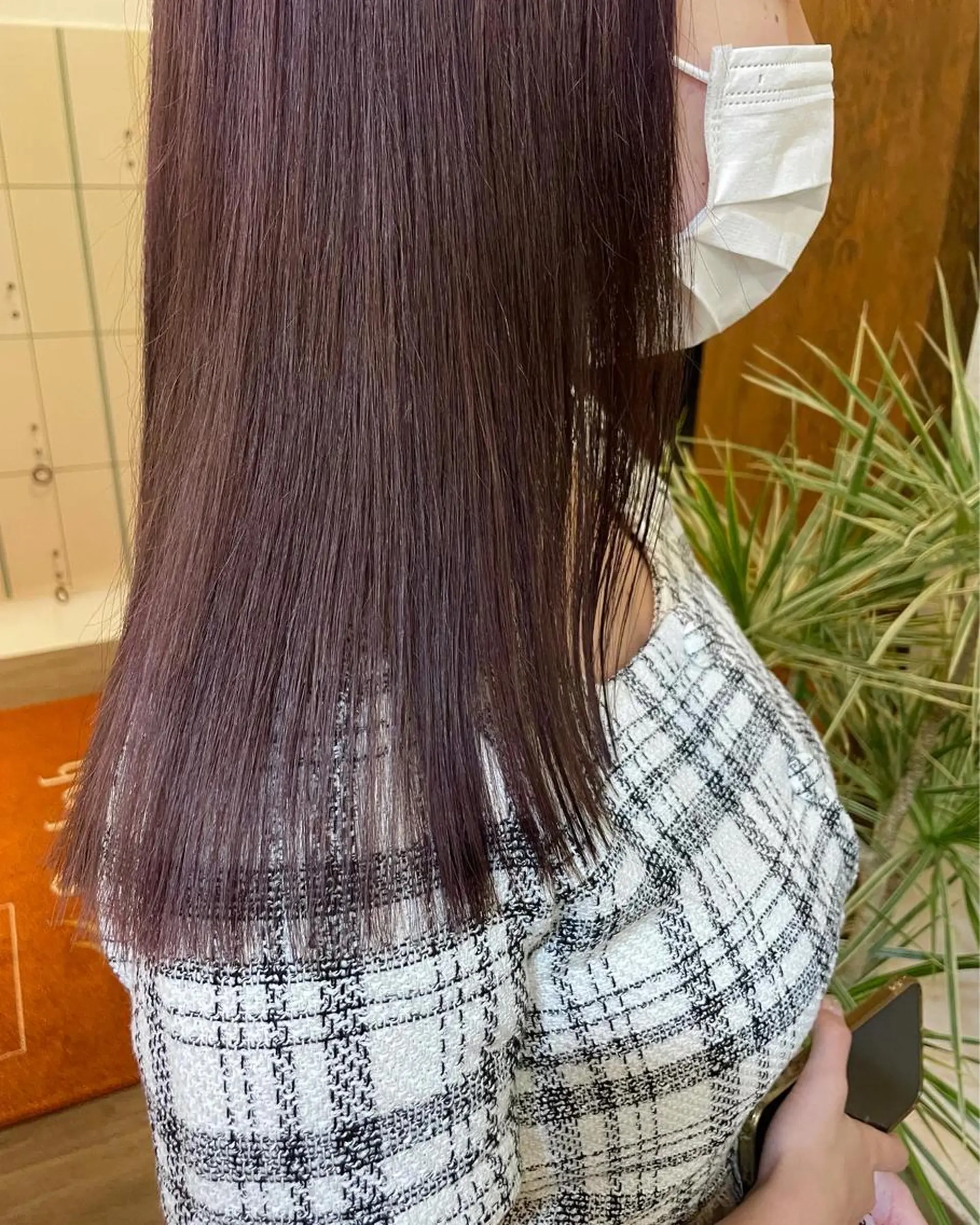 セミロング カット ヘアカラー トリートメント しもかわ かほのヘアスタイル