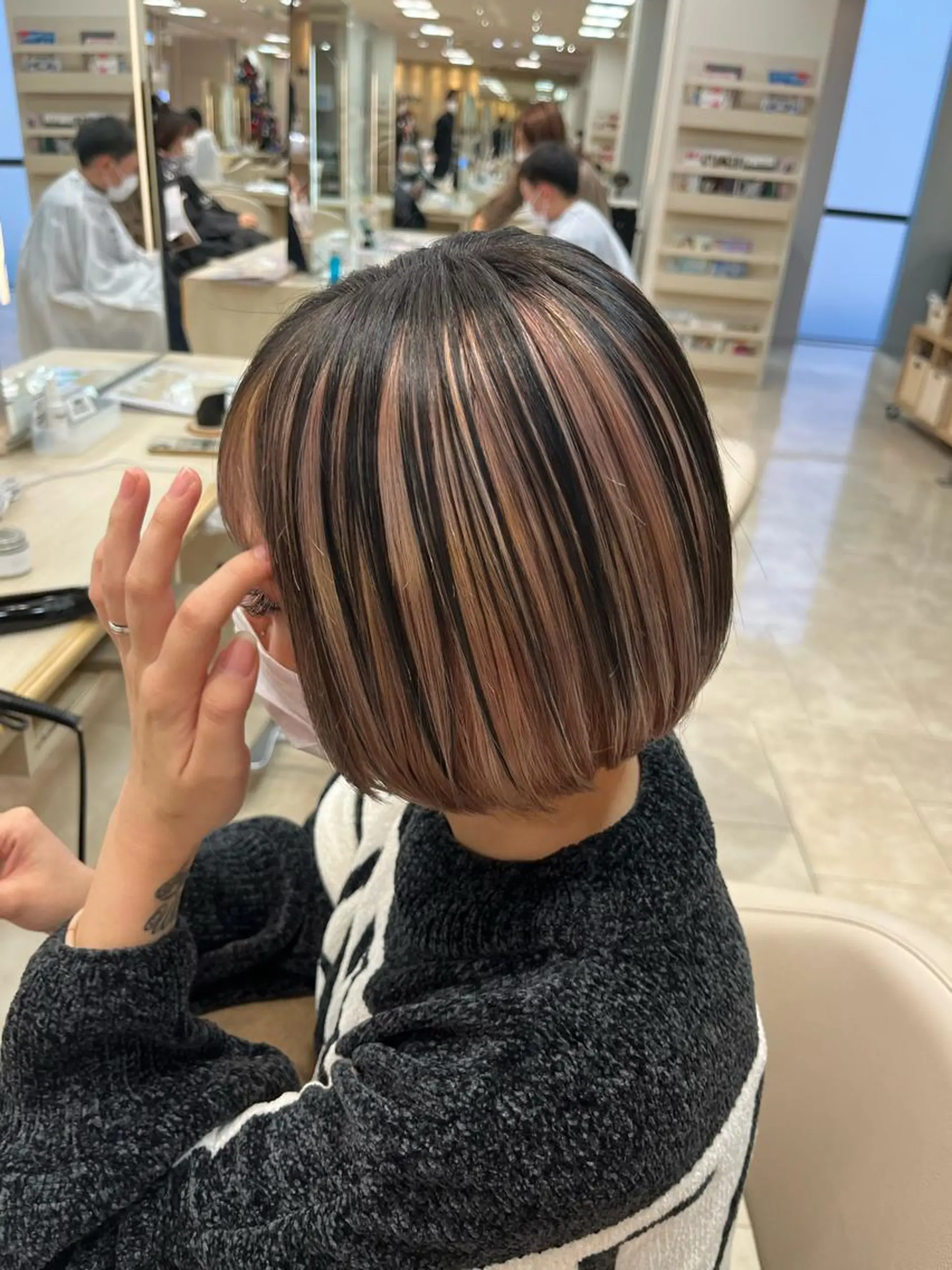 ショート カラー 暖色専門美容師🎀 お客様満足度◎のヘアスタイル