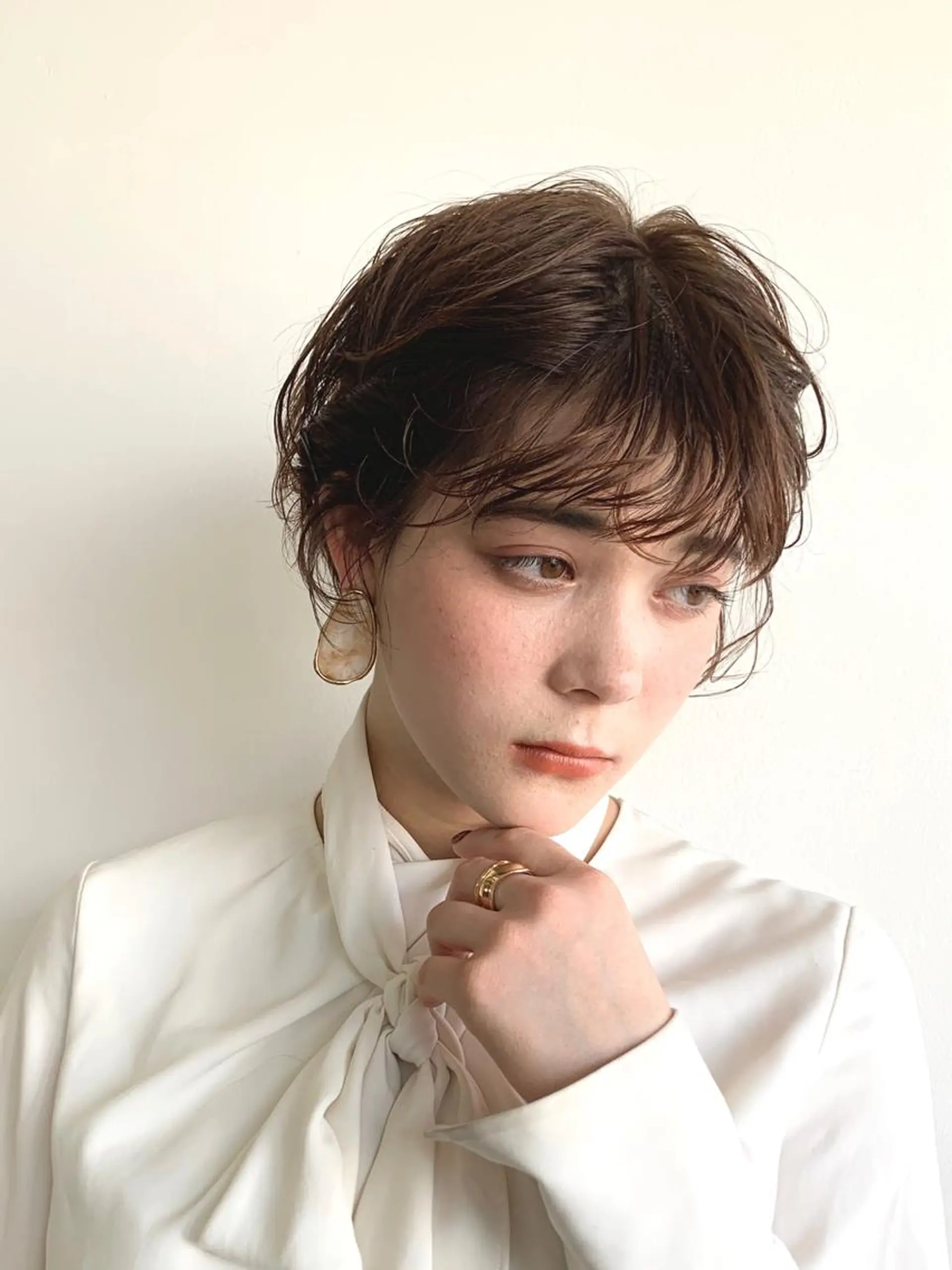 ショート カット トリートメント ヘアセット 🌿似合わせ透明感 カラー松本朋幸🌿のヘアスタイル