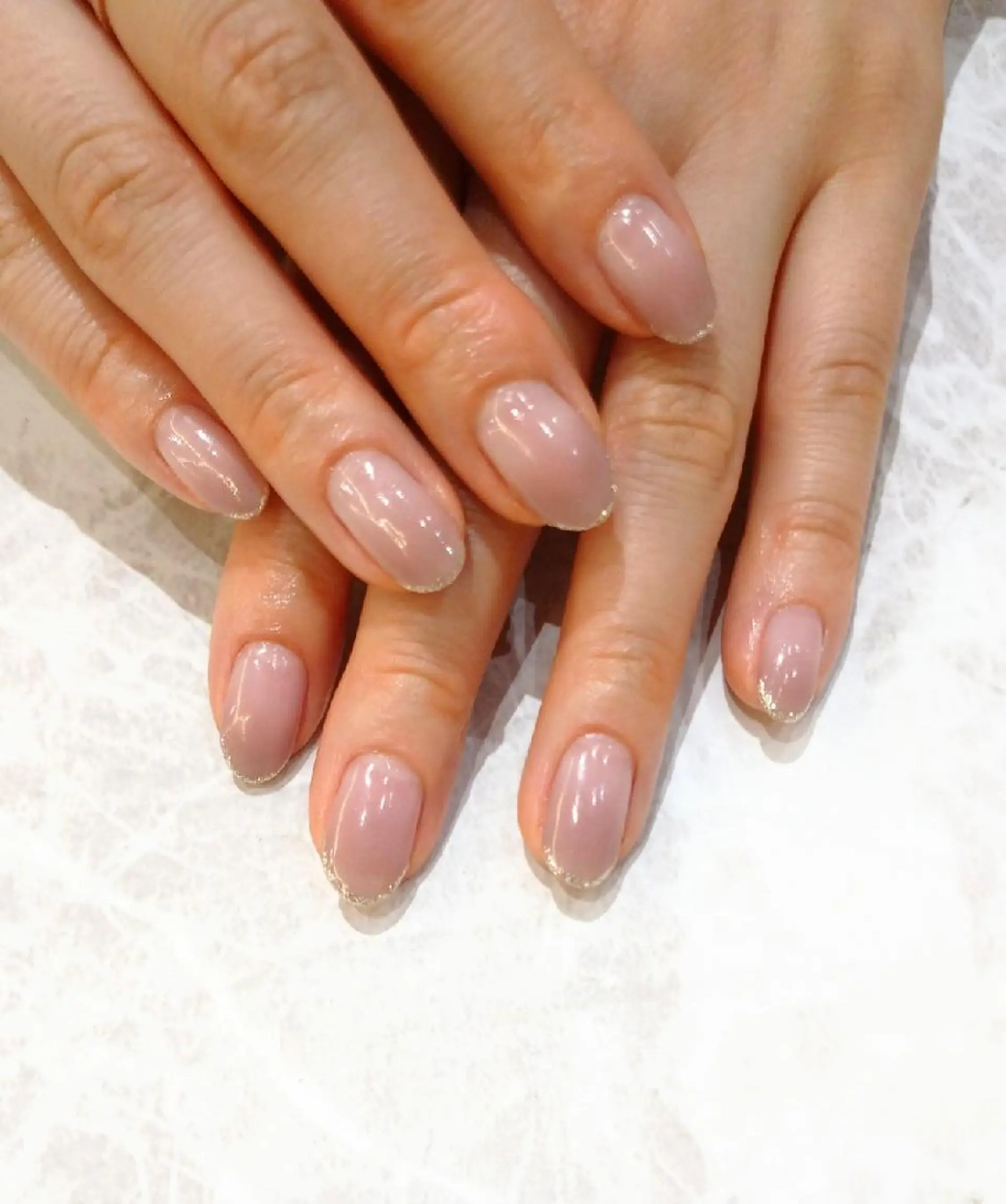 ネイル ラメ(グリッター) ハンドネイル 會田 瑠衣のネイルデザイン