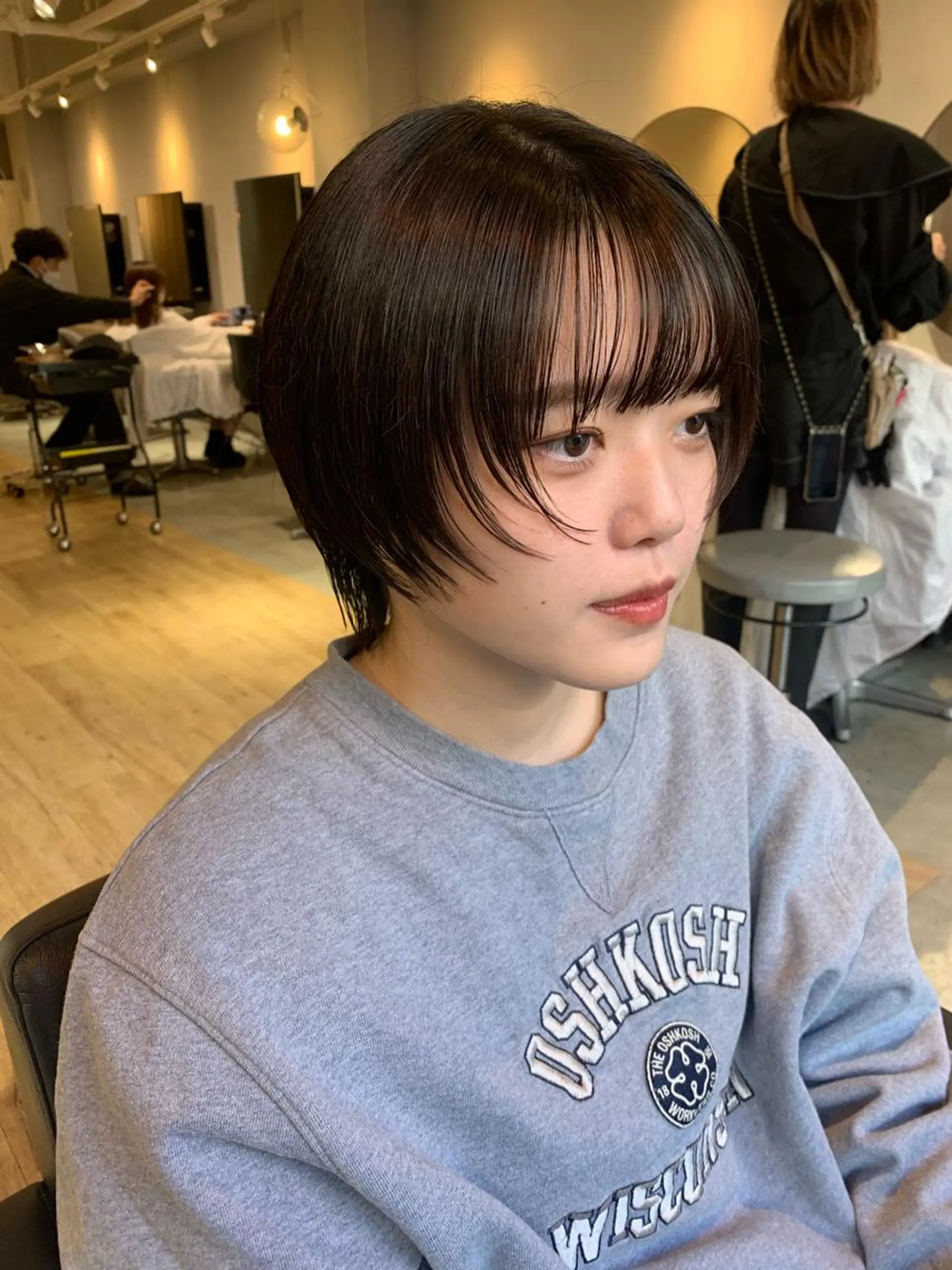 ショート 美髪・シールエクステ ホソタニリョウコのヘアスタイル