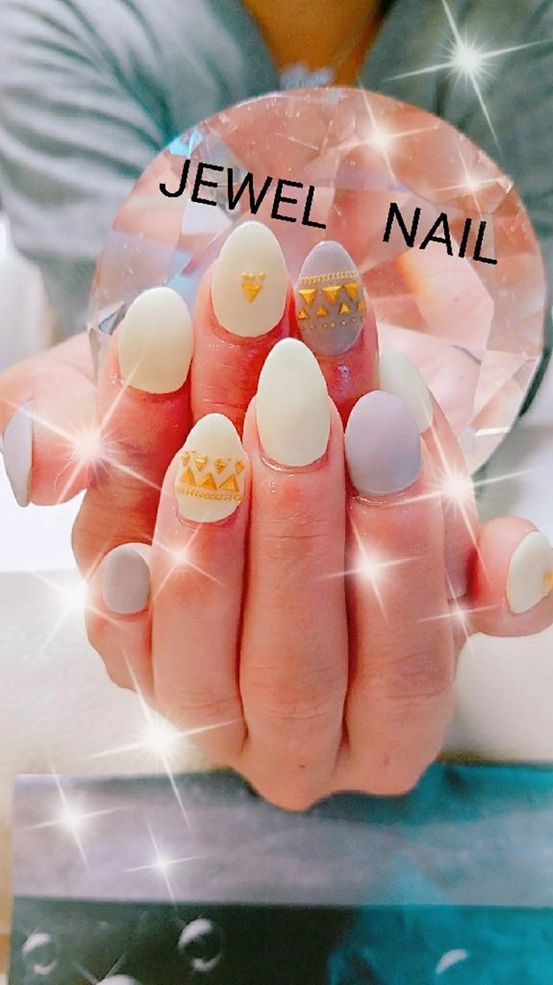 ネイル マットネイル ＪＥＷＥＬ ＮＡＩＬのネイルデザイン