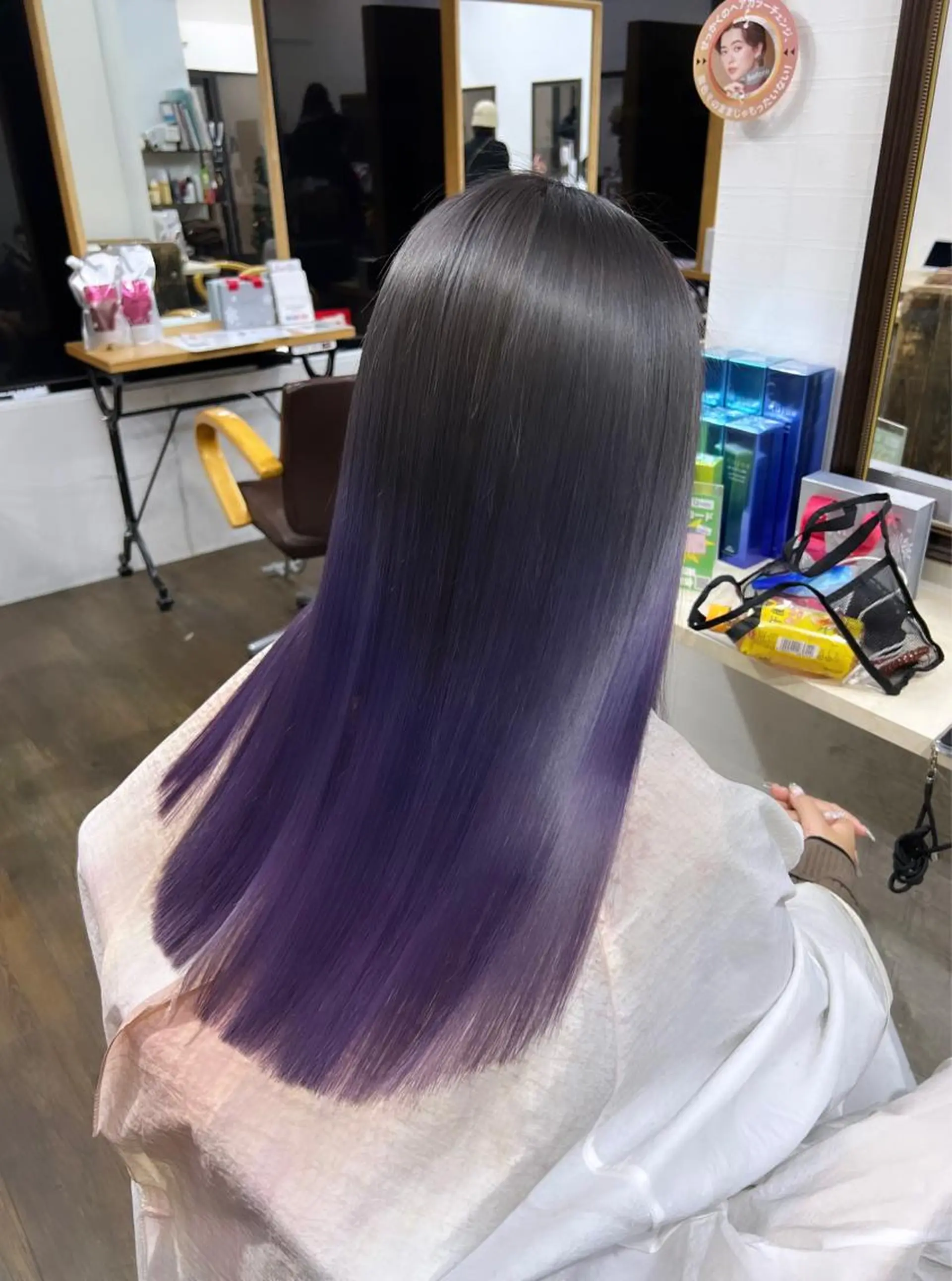 ロング カラー ブリーチ ケアブリーチ ヘアカラー 🧠U-topia 西村彩🧠のヘアスタイル