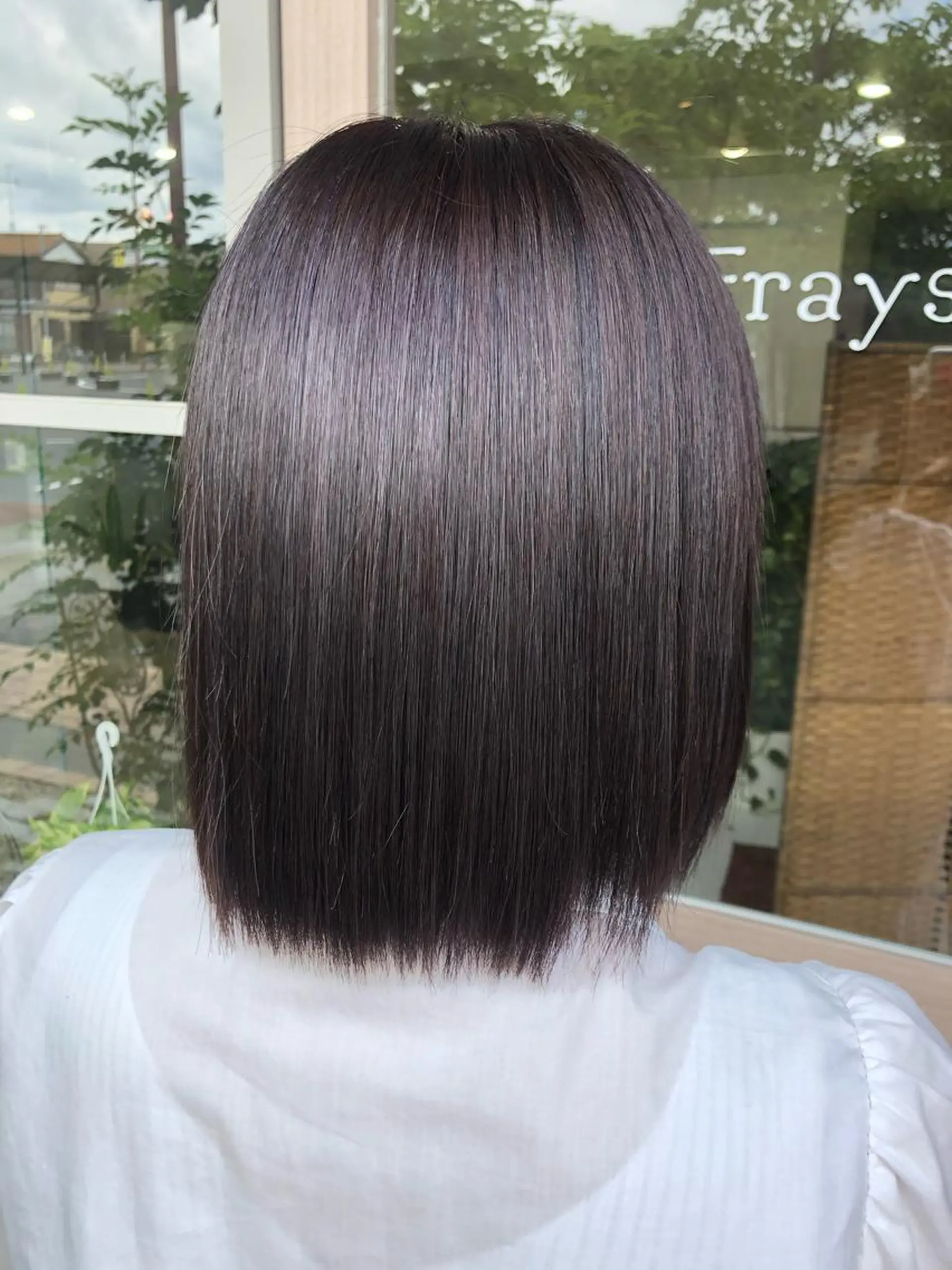 ショート パープルカラー ヘアカラー ツヤ髪質改善 💜れいな💜のヘアスタイル