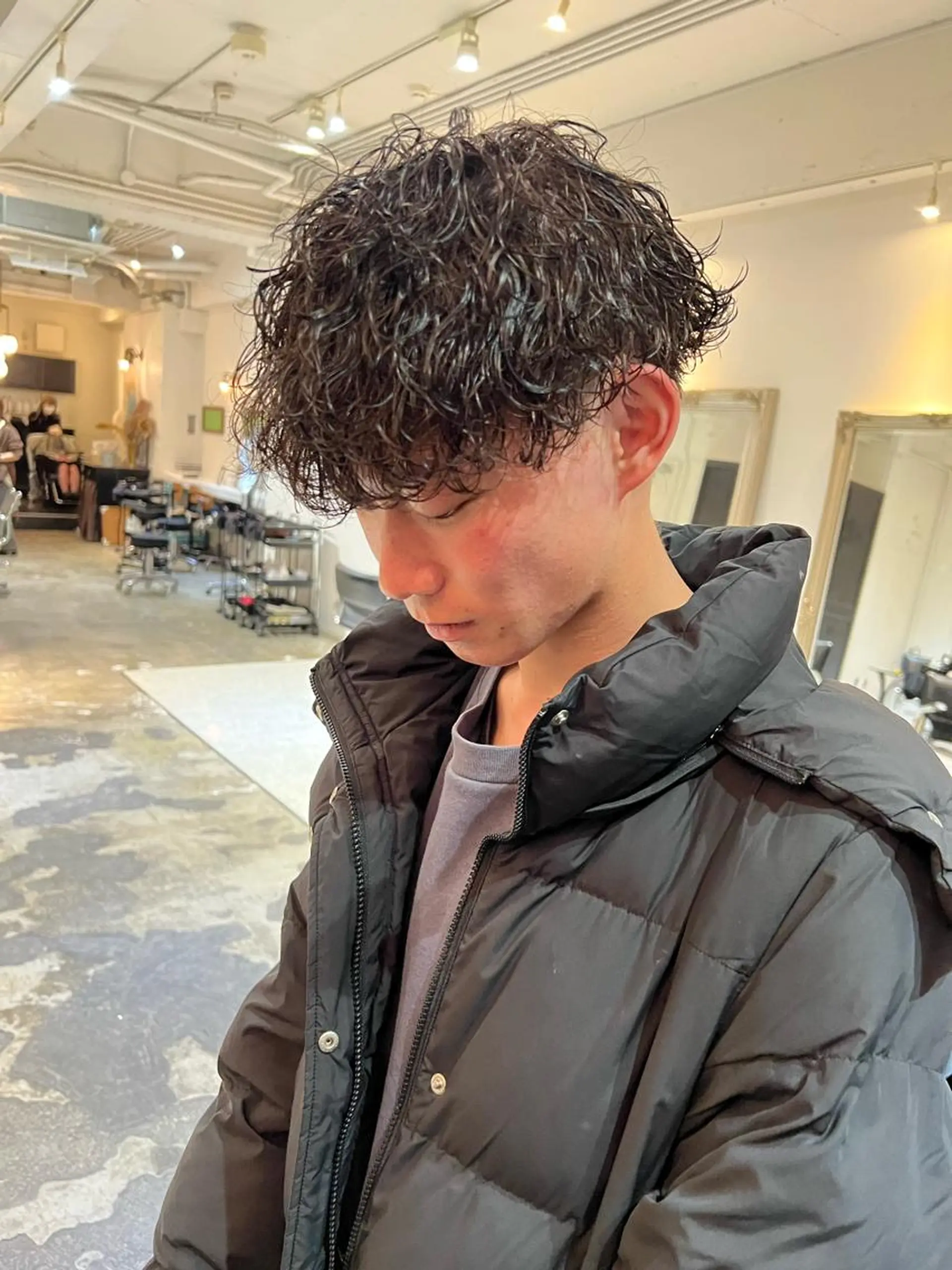 ショート カット パーマ バレイヤージュ職人 🔥代表YU-SHIのヘアスタイル