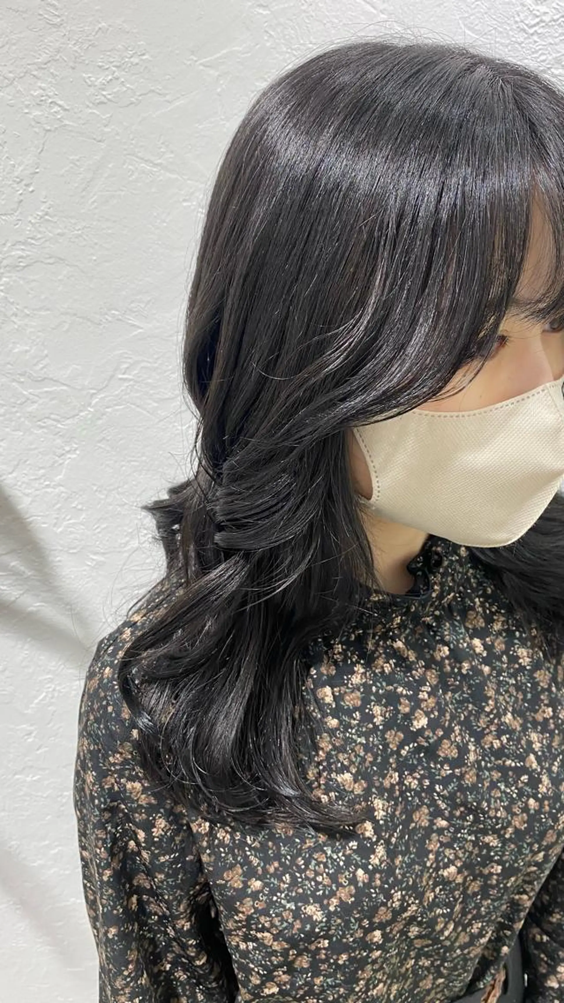 セミロング 韓国風ヘア hair shioのヘアスタイル