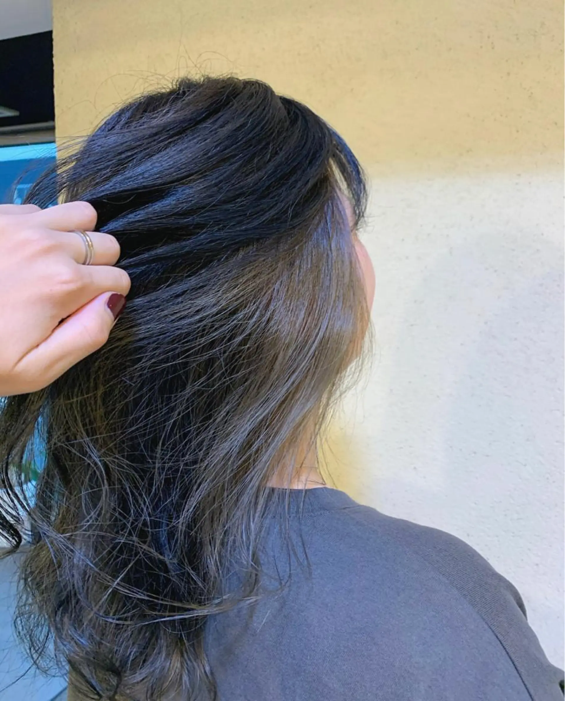 ミディアム カラー ブリーチ インナーカラー 悠 亜のマツエク・マツパデザイン