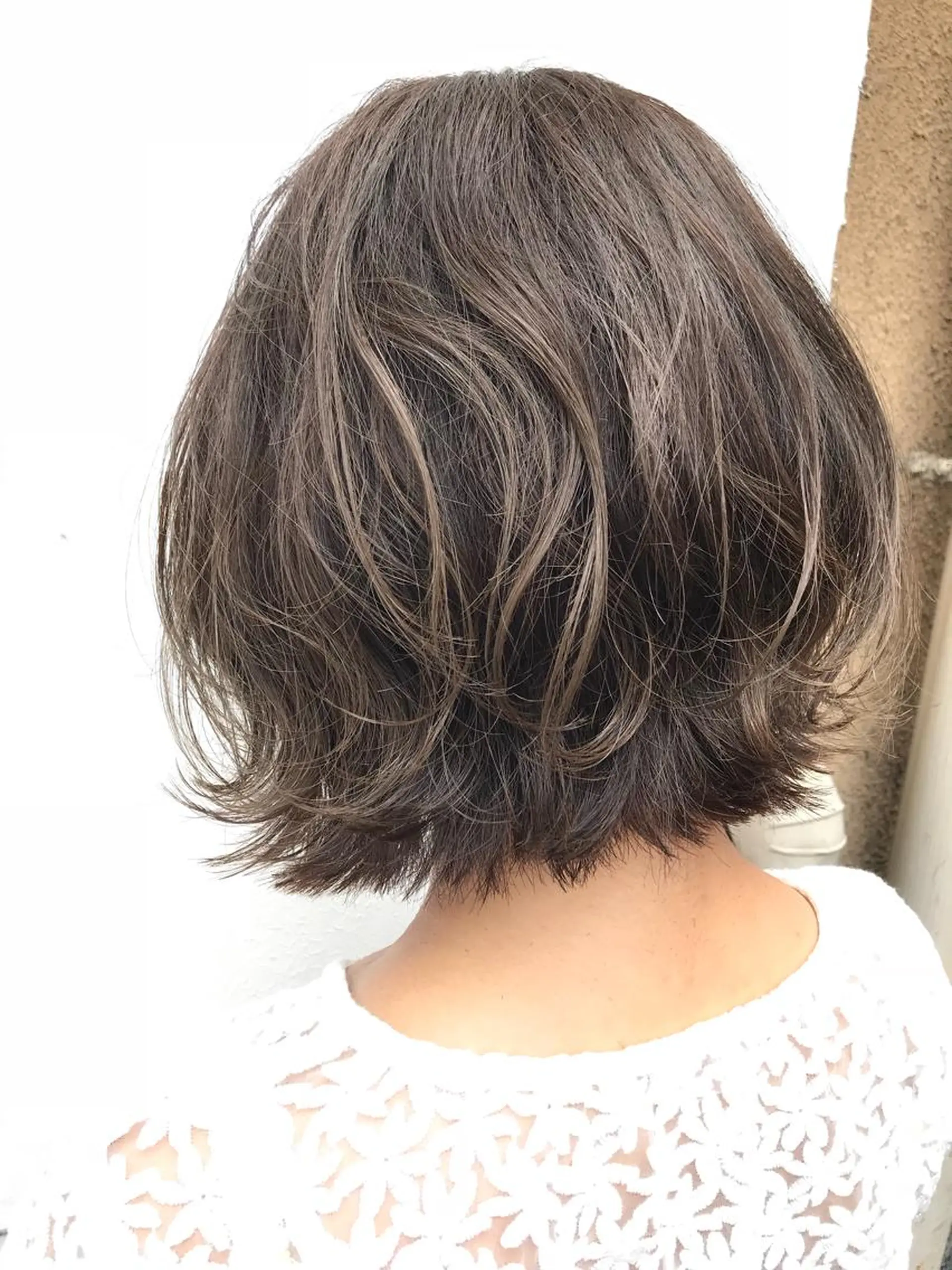 ショート カラー パーマ グレージュ ボブ 中村 ダイスケのその他イメージ