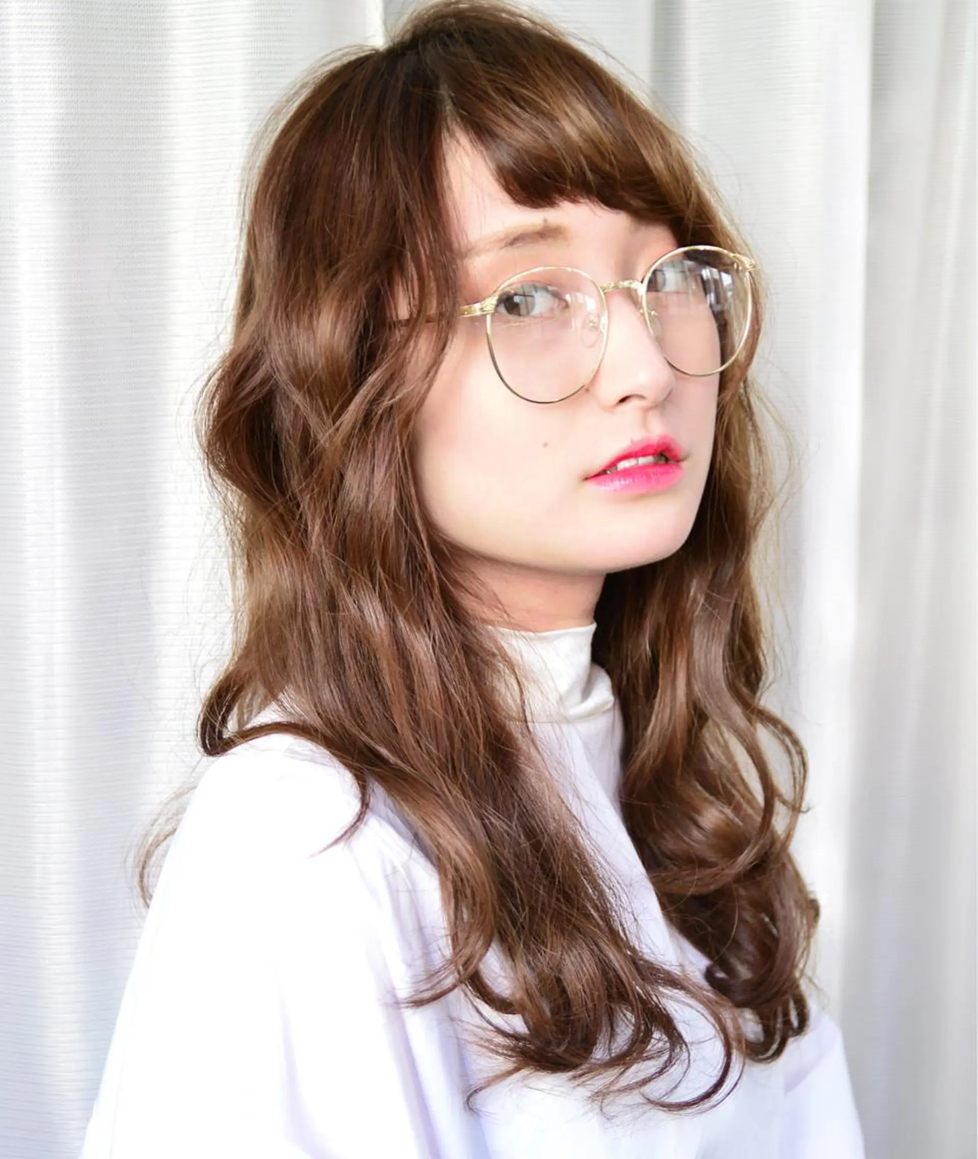 ロング カラー パーマ 花井 啓好のヘアスタイル