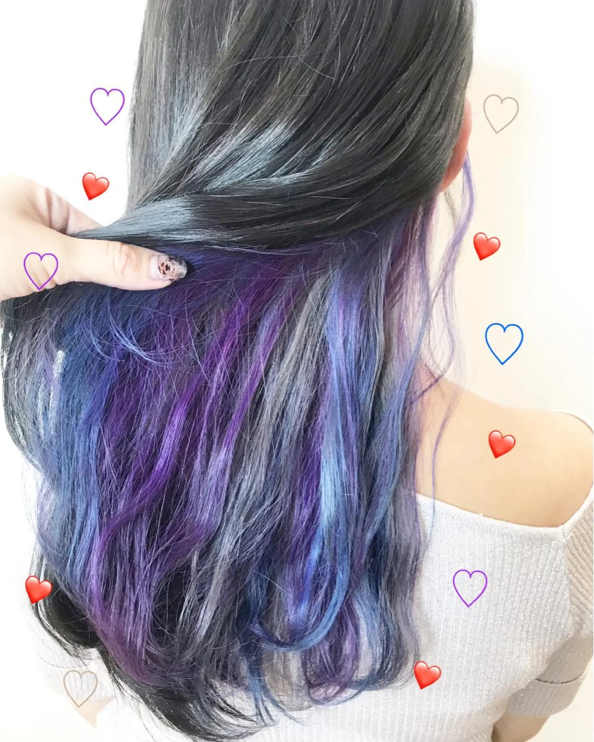 セミロング カラー 新宿駅近♡個室 ♡関口三都季🌜のヘアスタイル