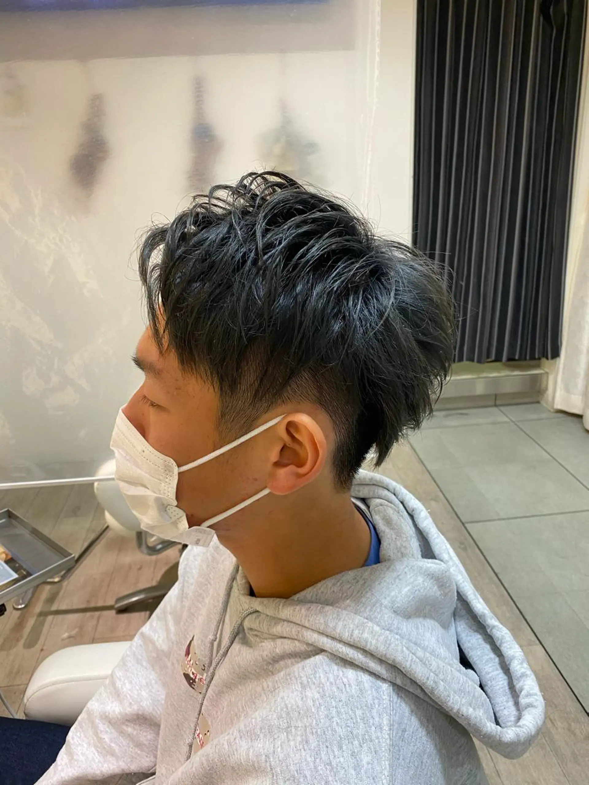 ミディアム メンズ 柳澤 和也のヘアスタイル