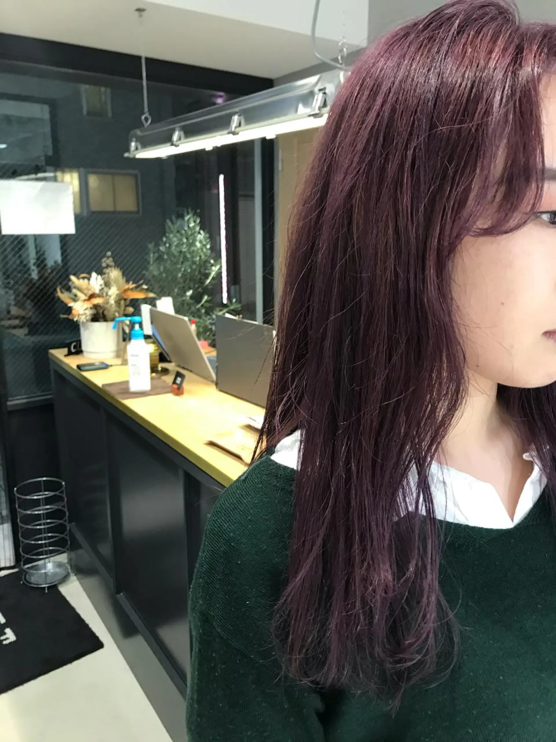 セミロング カラー 暖色カラー🍊 ボブ🌿顔周りcutのヘアスタイル