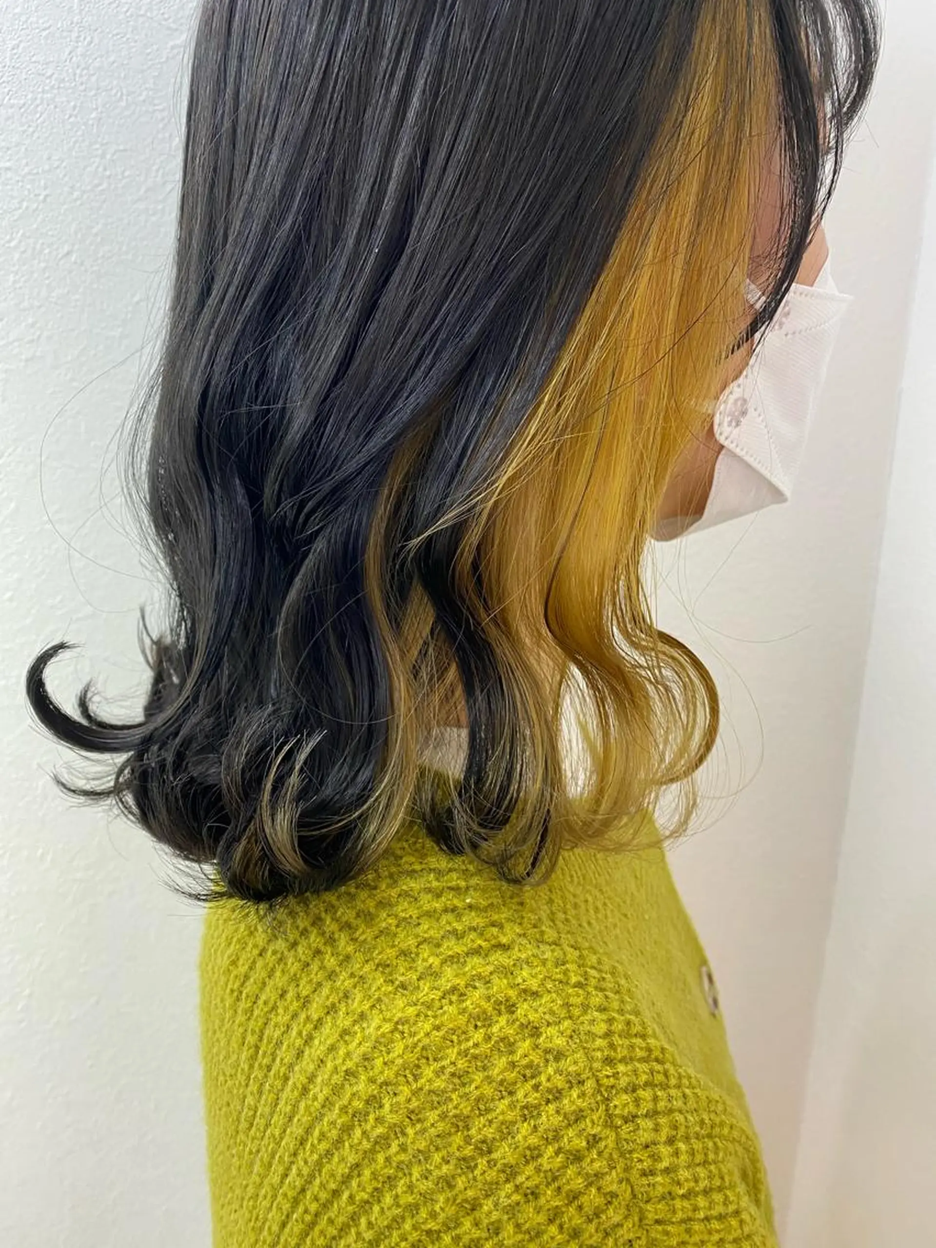 ミディアム カラー ハイトーン/ウルフ/ ボブ/増田のヘアスタイル