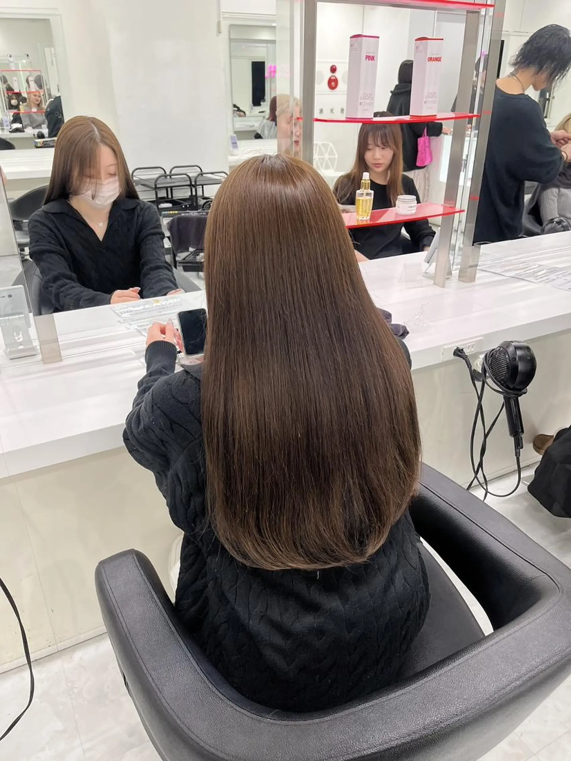 カラー 🤍海外girl🤍 ベージュ/ALISAのヘアスタイル