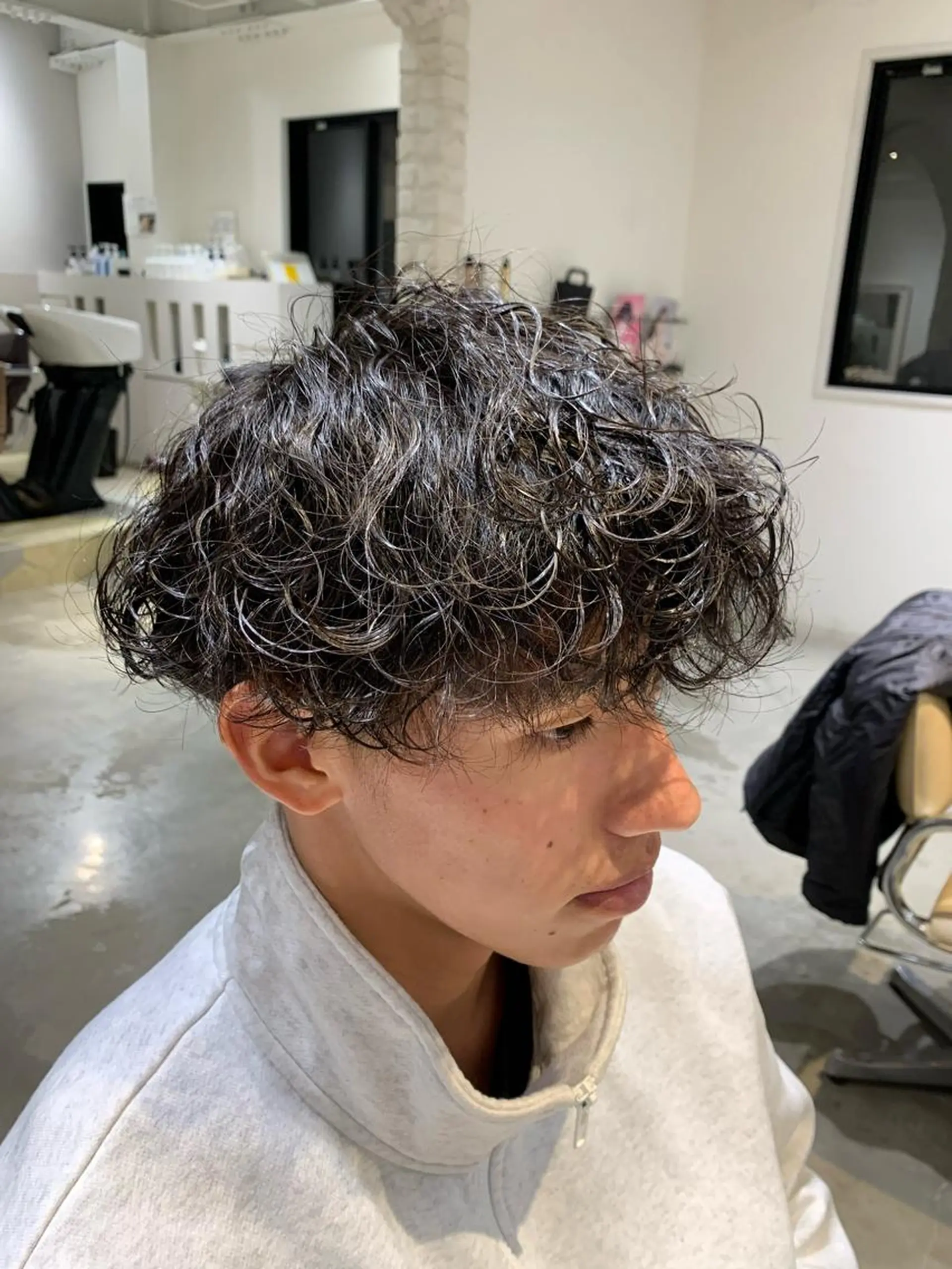 パーマ メンズ メンズパーマ 波巻きパーマ 水戸/似合わせカット /Rukaのヘアスタイル