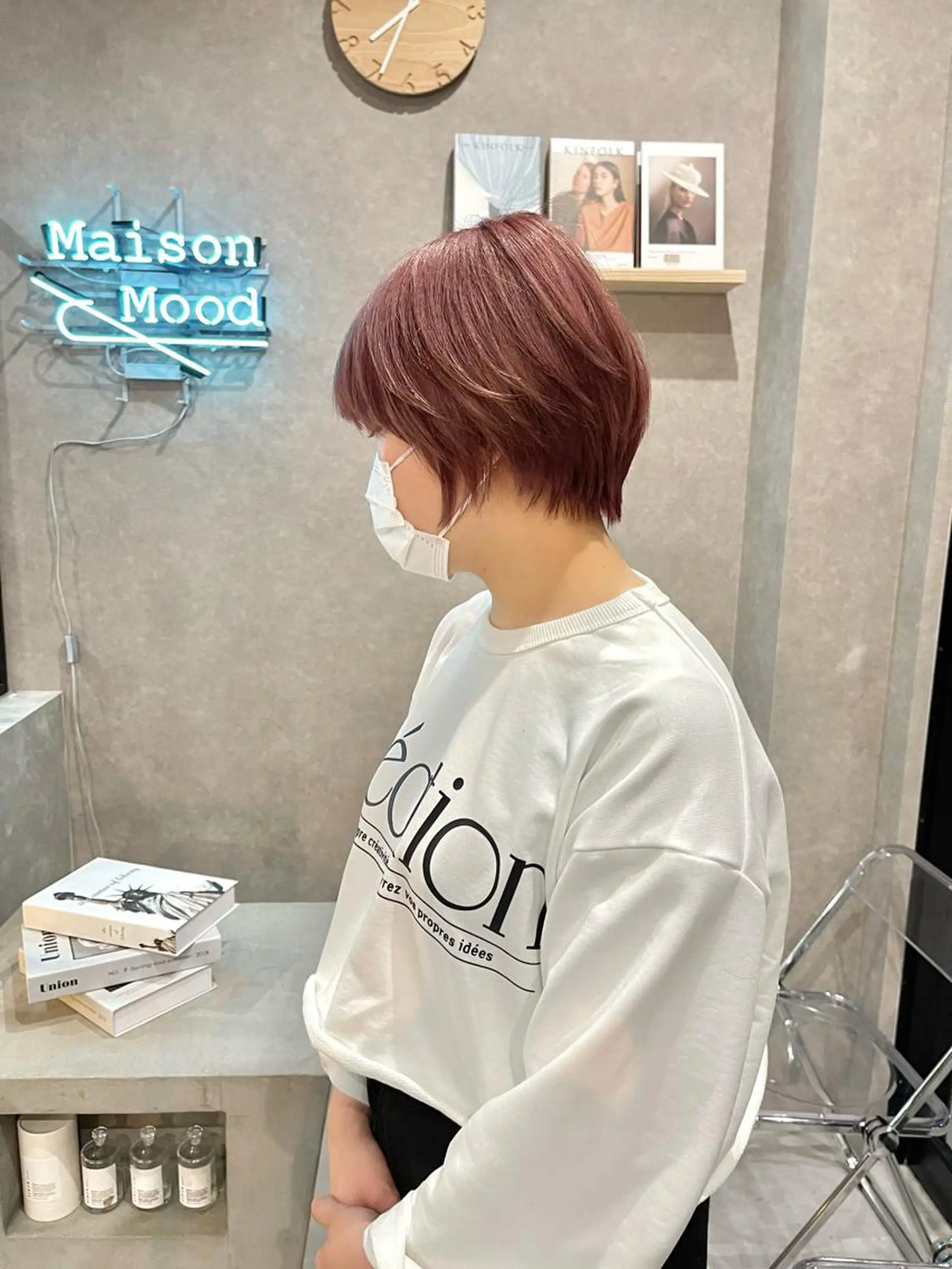 ショート カラー カット ヘアカラー トリートメント 一ノ瀬 暁のヘアスタイル