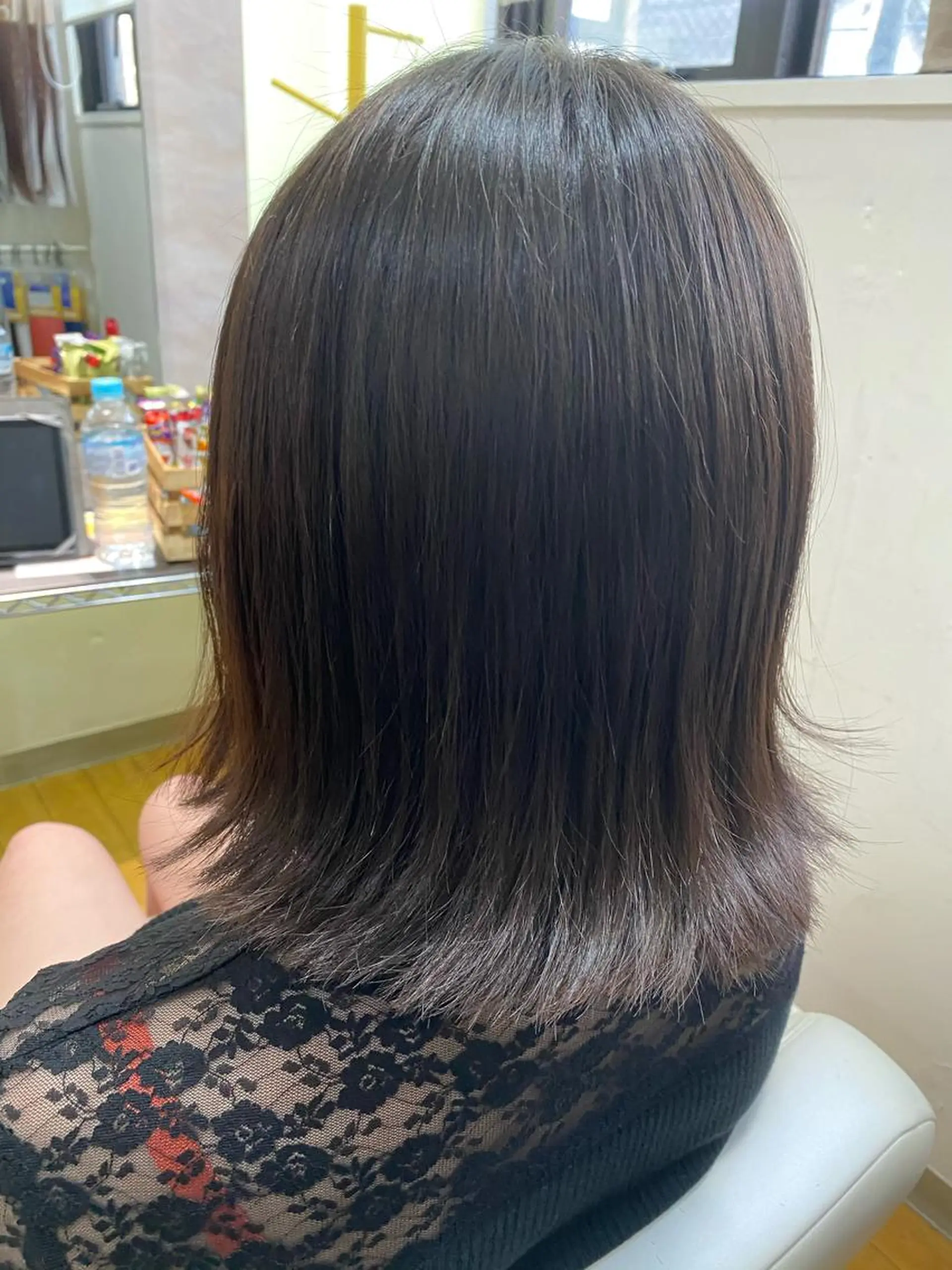 ミディアム カラー パーマ ヘアアレンジ 清水 由佳のマツエク・マツパデザイン