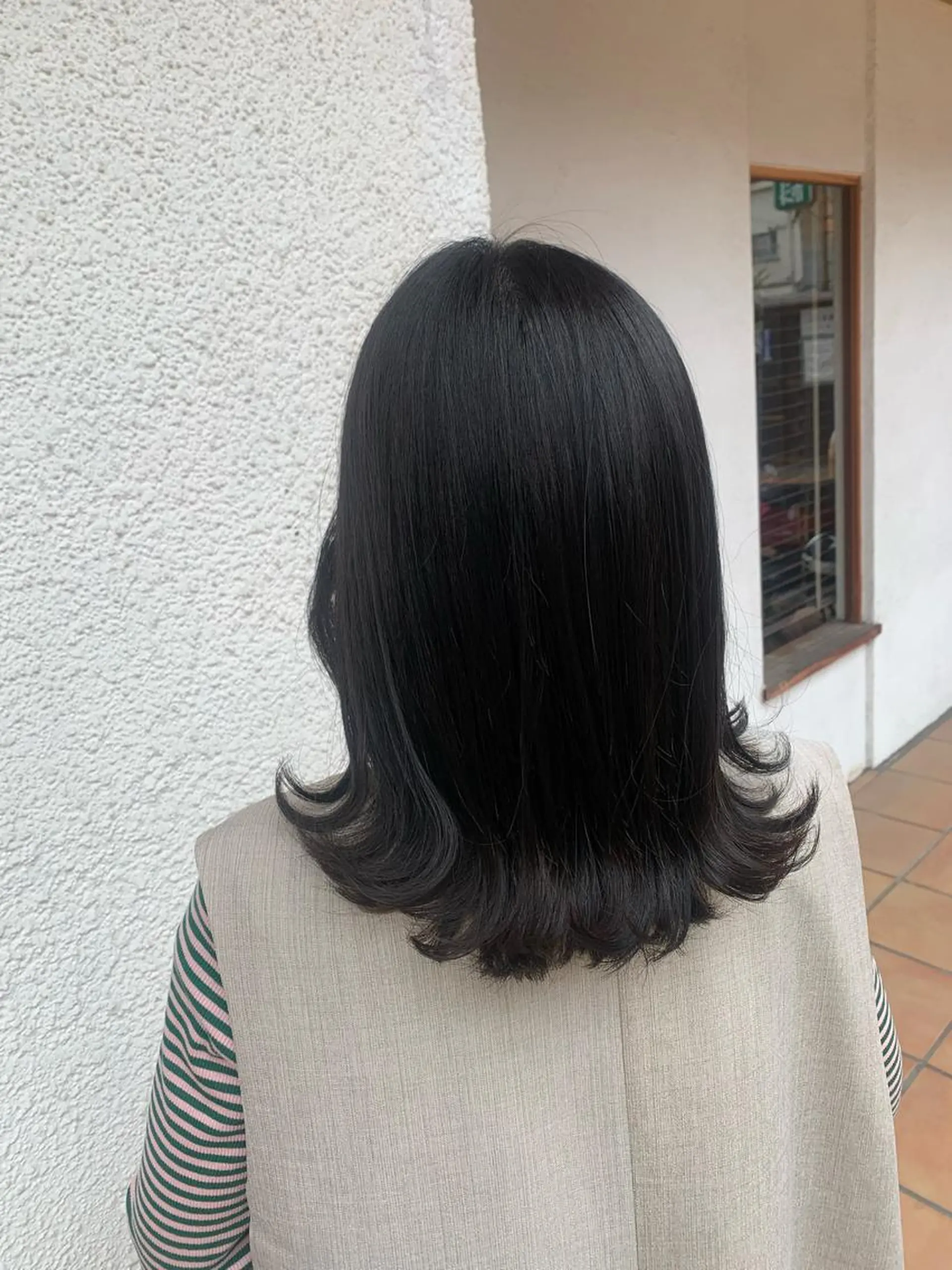 セミロング カラー putri 川邉 優花のヘアスタイル