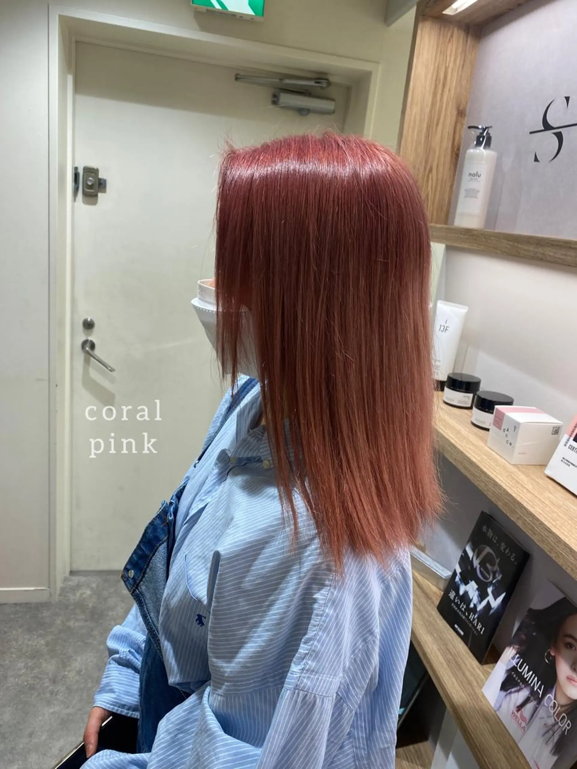 ミディアム カラー ヘアアレンジ ブリーチ ヘアカラー ボブ /ニュアンス/ satomi🧸💖のヘアスタイル