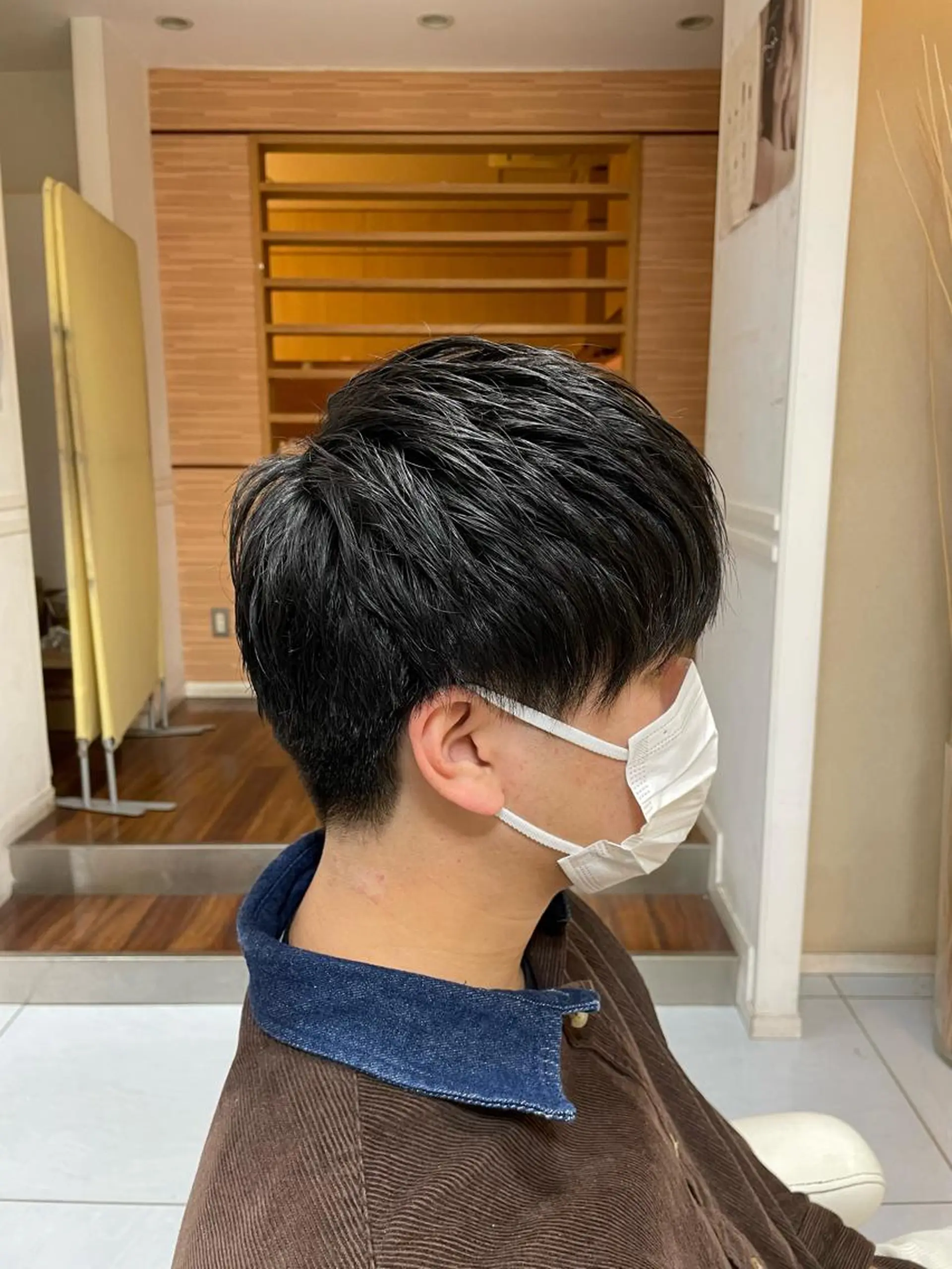 ミディアム ヘアアレンジ メンズ ミディアムパーマ アップバング フェードカット メンズハイライト メンズメッシュ カット 🔮メンズ縮毛矯正 メンズパーマ💎竹永のヘアスタイル