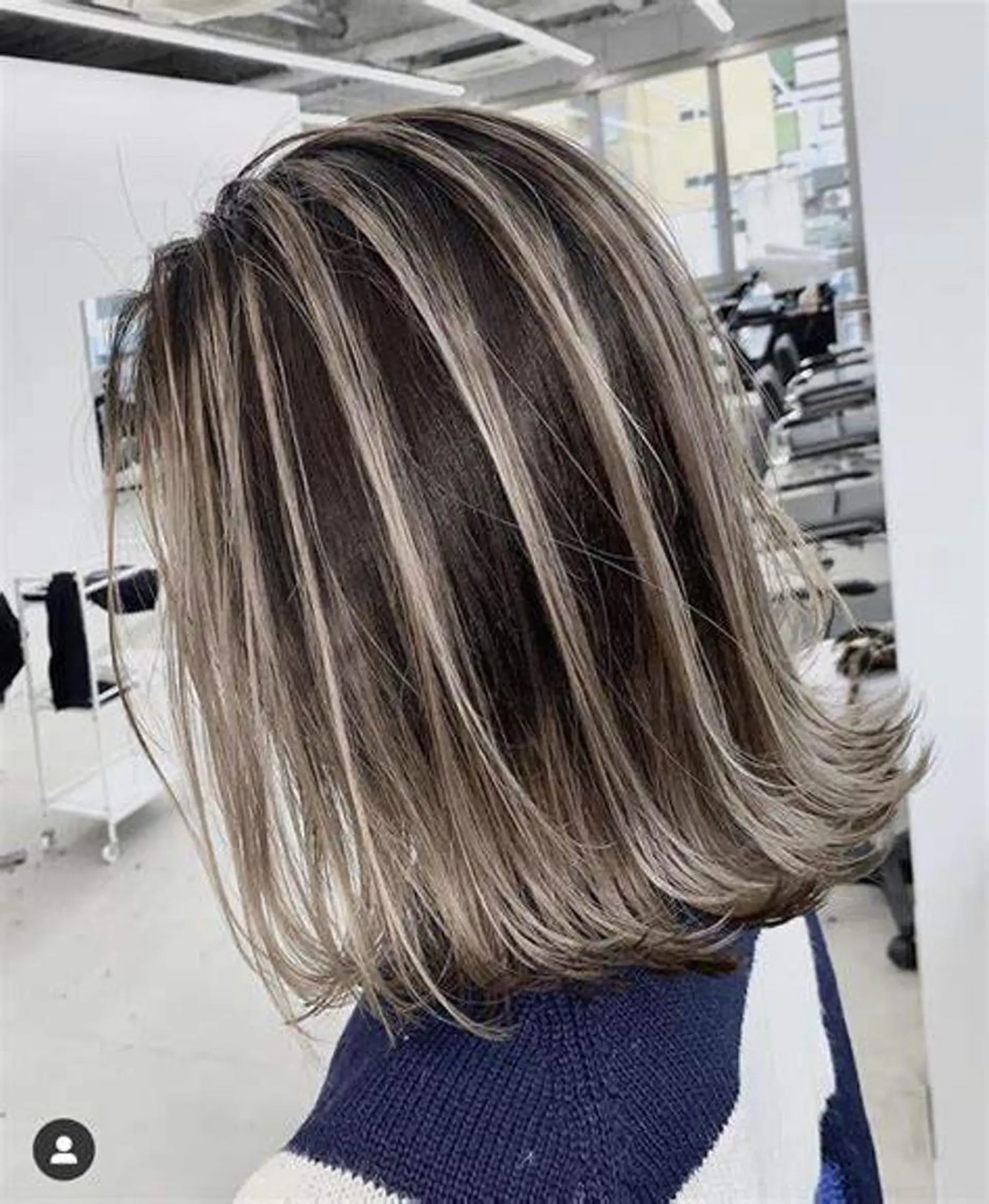 ミディアム カラー ハイライトカラー 外国人風カラー ハイライト 無料カットモデル募集 BLINK京橋店のヘアスタイル