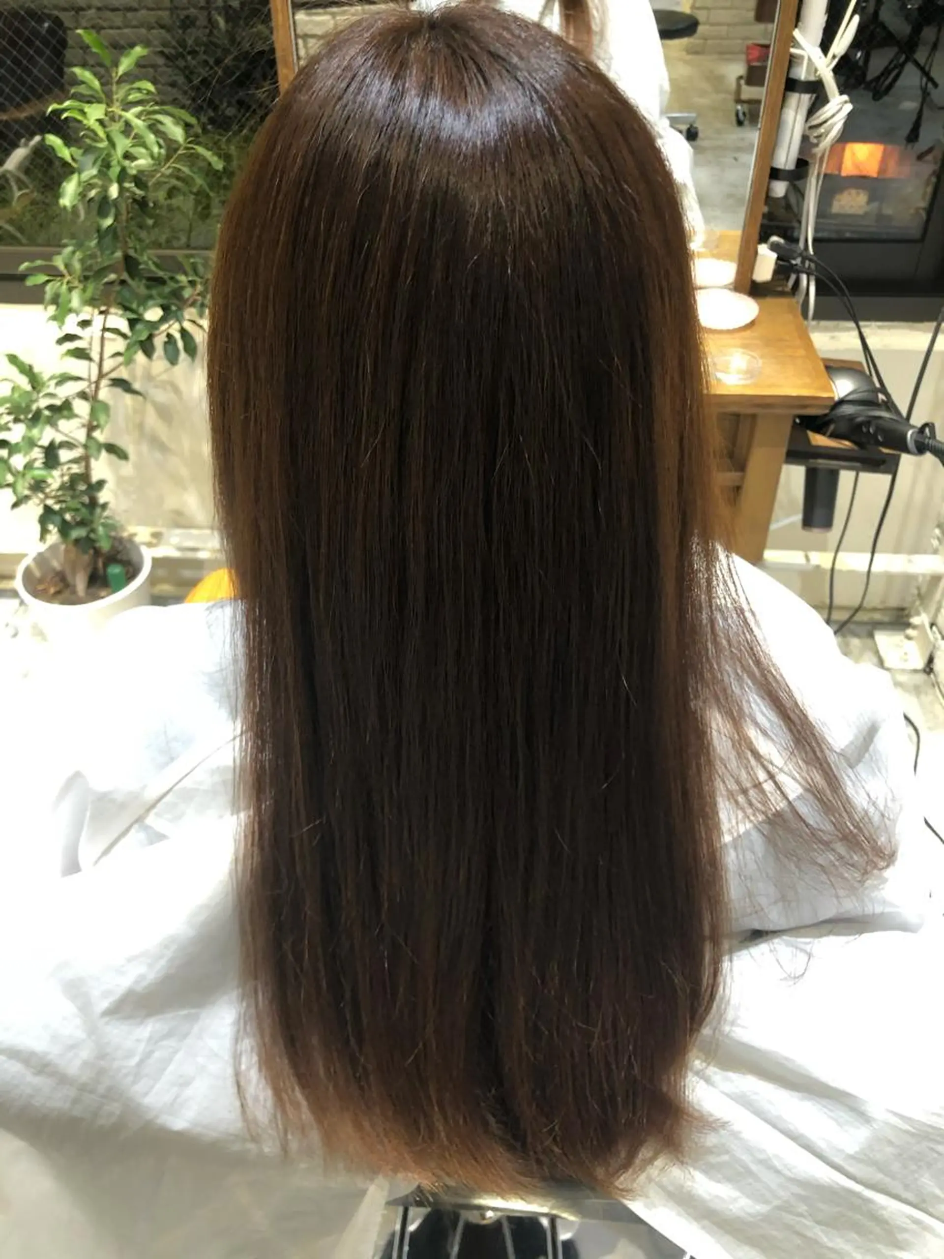 セミロング カラー ヘアアレンジ 柳井 準平のヘアスタイル