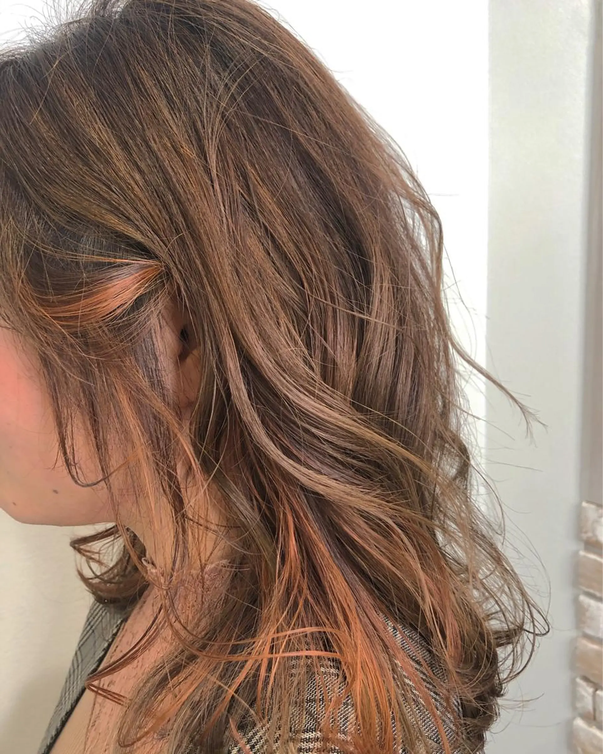 セミロング BRIDGE あきらのヘアスタイル