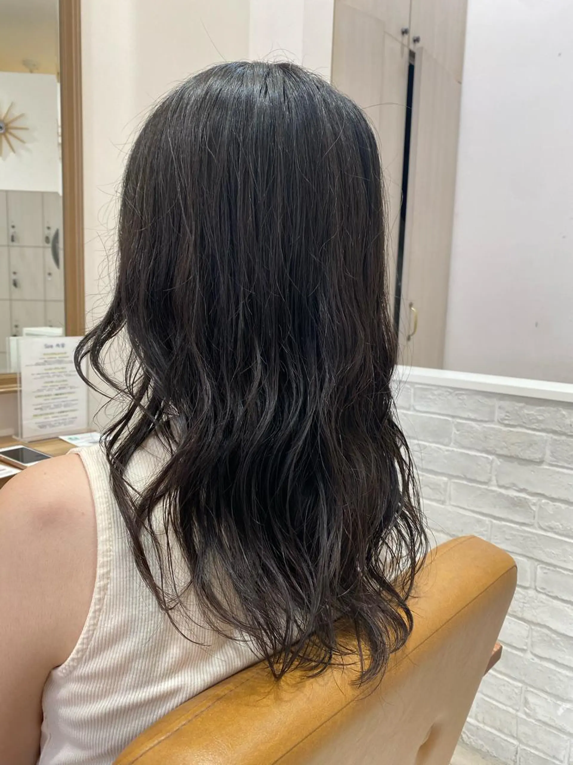 ロング パーマ コテ巻き風パーマ✨ かつみのヘアスタイル