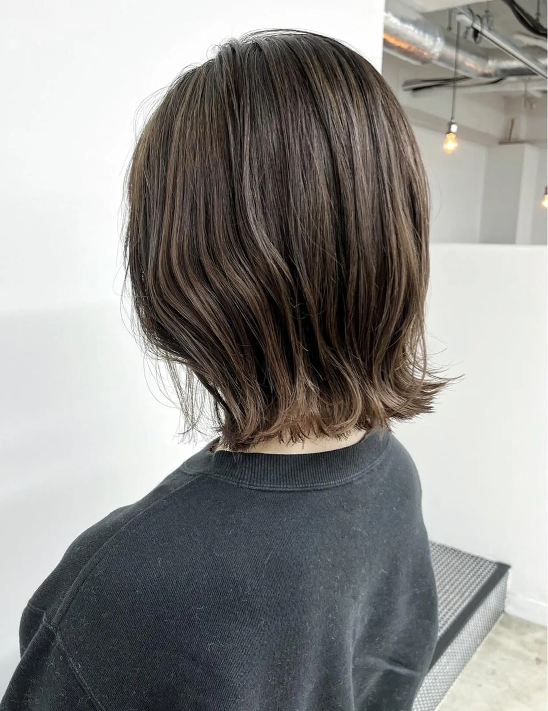 ミディアム カラー パーマ カット ⭐️当日OK⭐️ 岩田峻のヘアスタイル