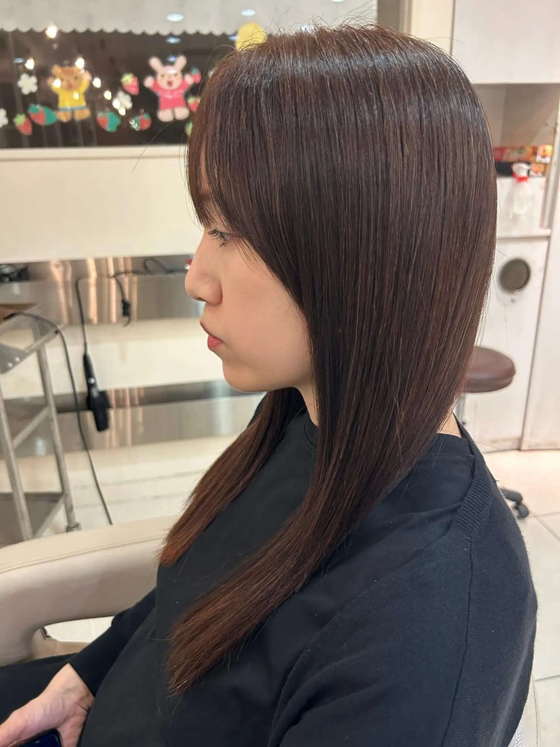 ロング 小顔カット RayField かおるのヘアスタイル