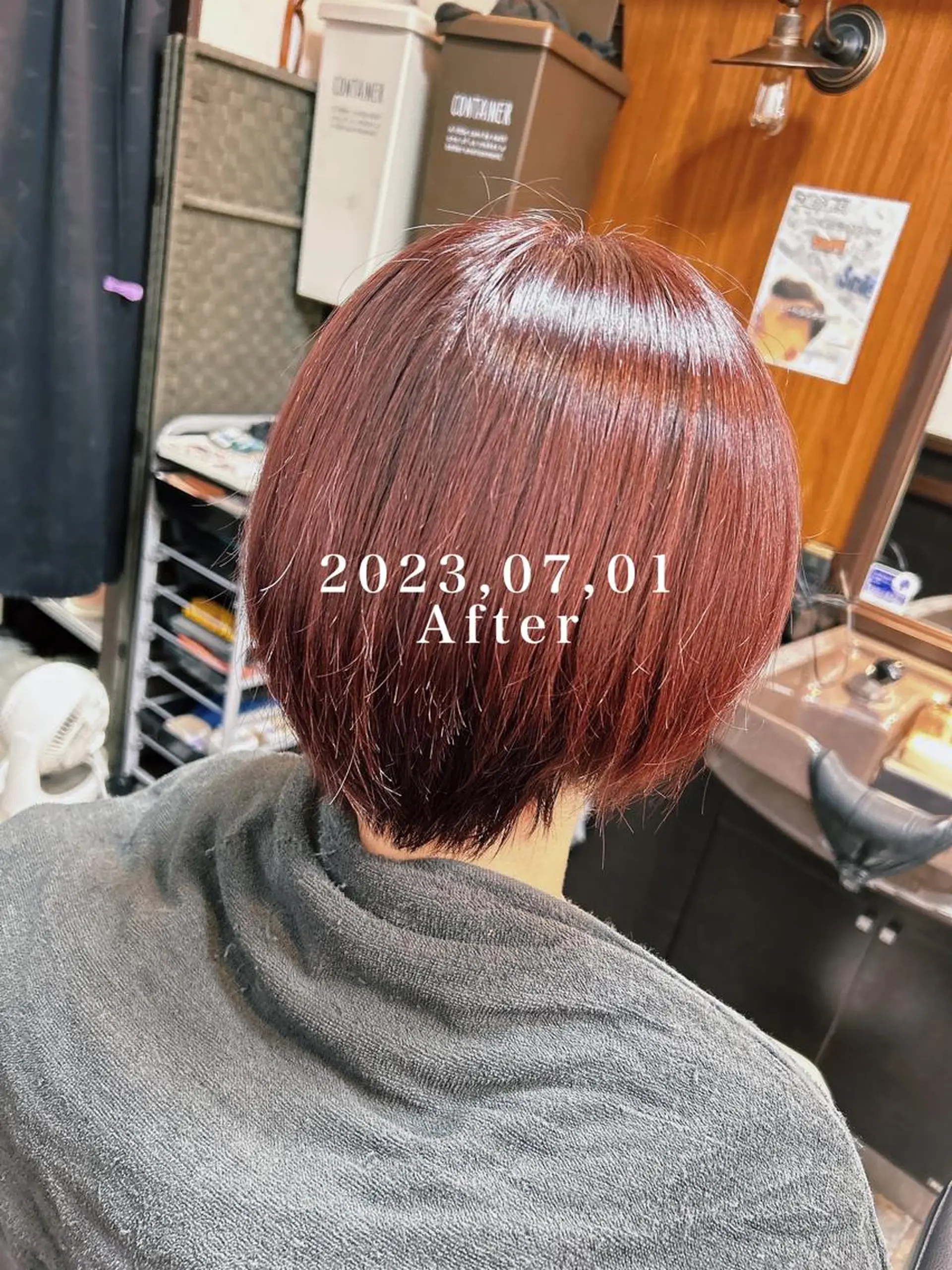 カラー 深野 茜のヘアスタイル