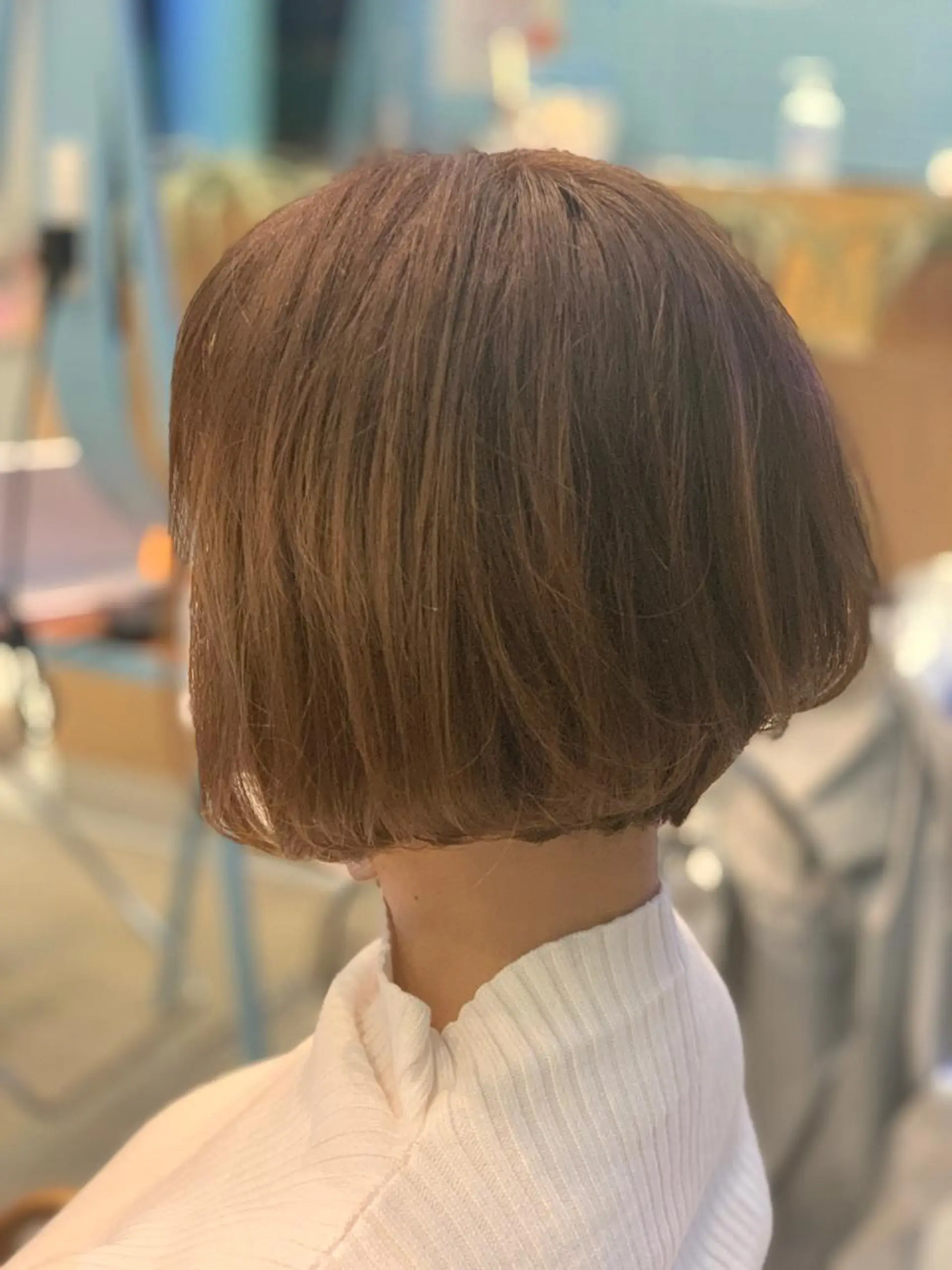 ミディアム カラー 北川 拓也のヘアスタイル
