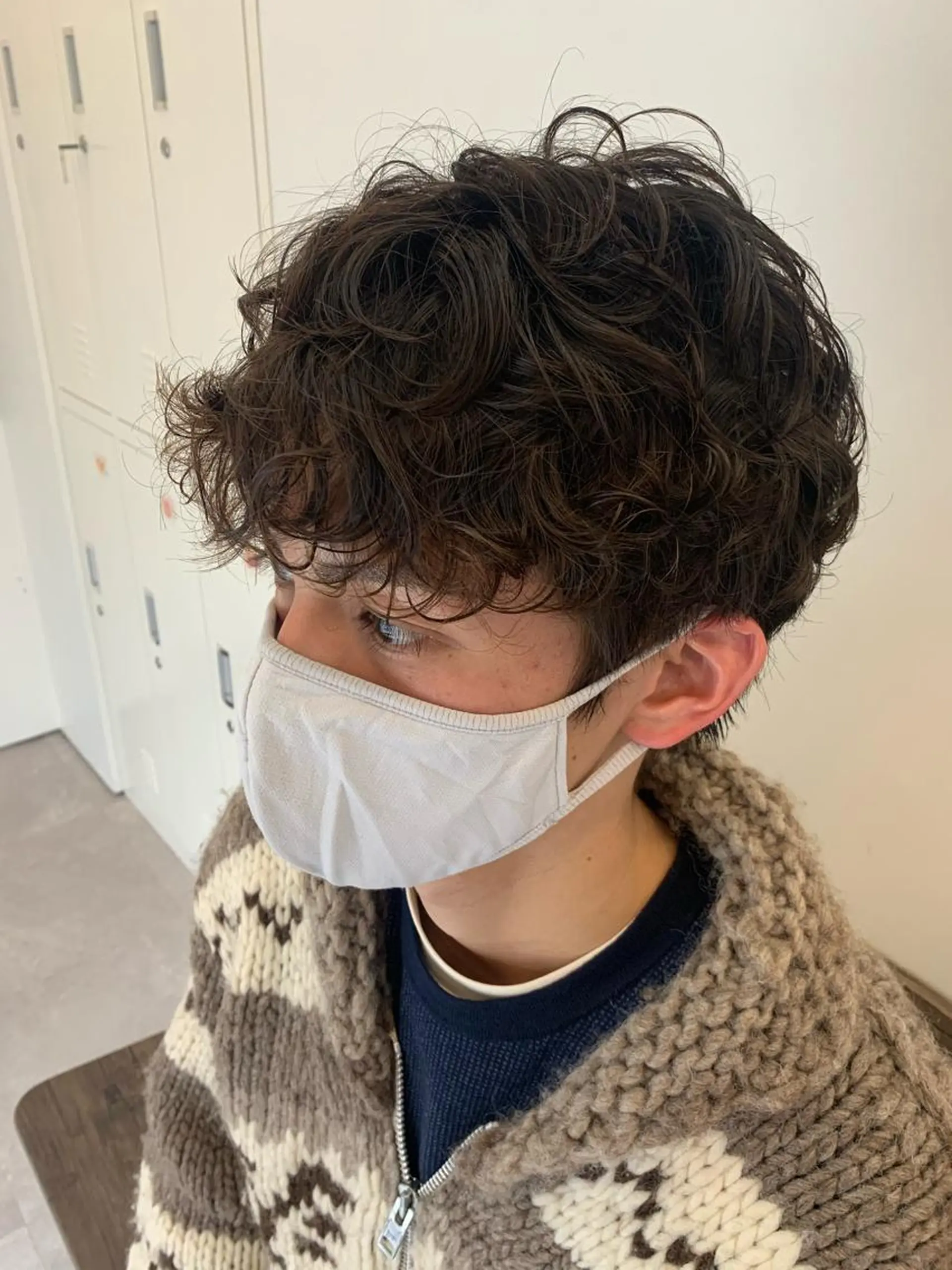 パーマ メンズ メンズパーマ 坂口 敬志朗のヘアスタイル