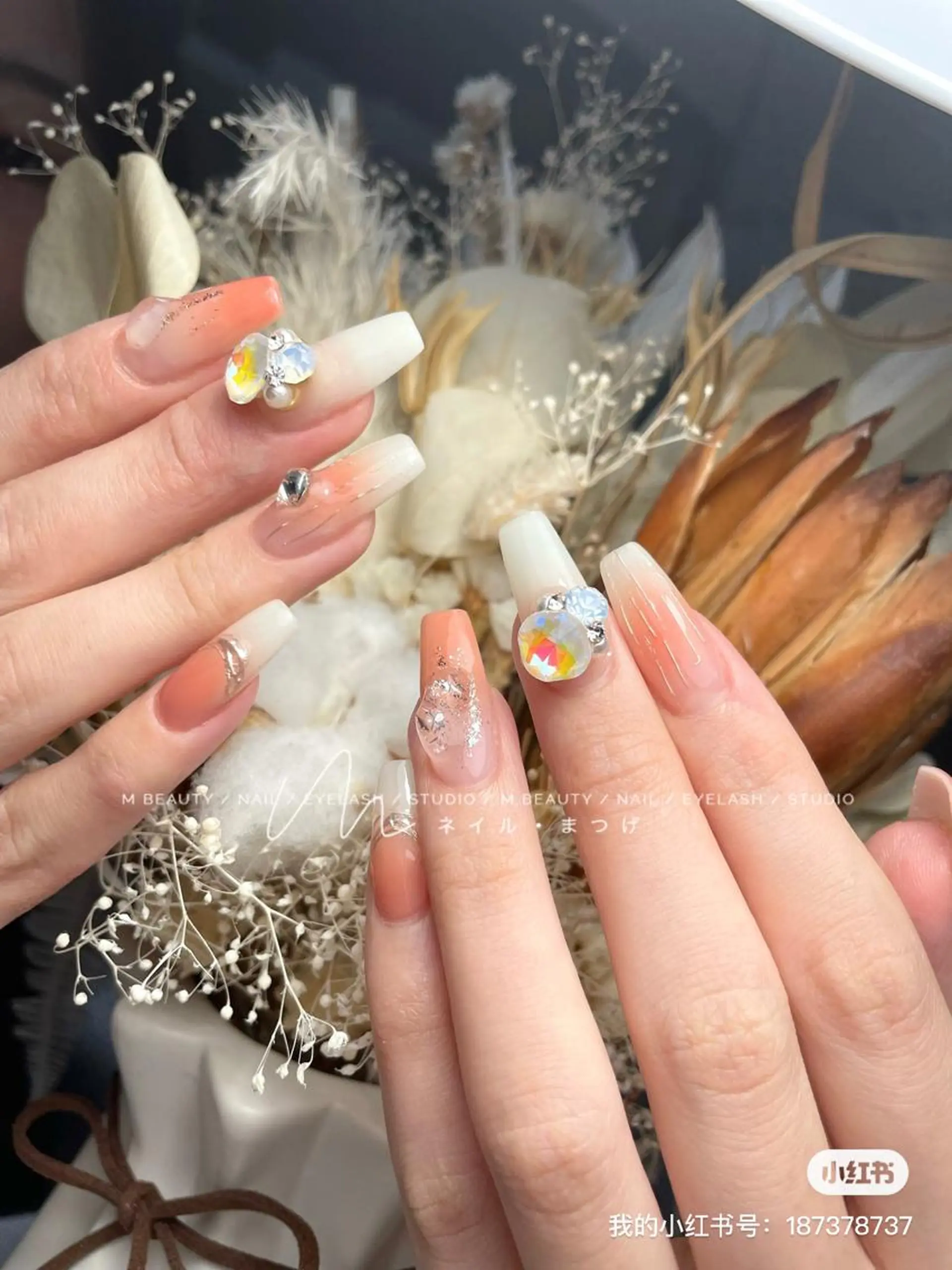 ネイル M🌷nail 長さだし専門店のネイルデザイン