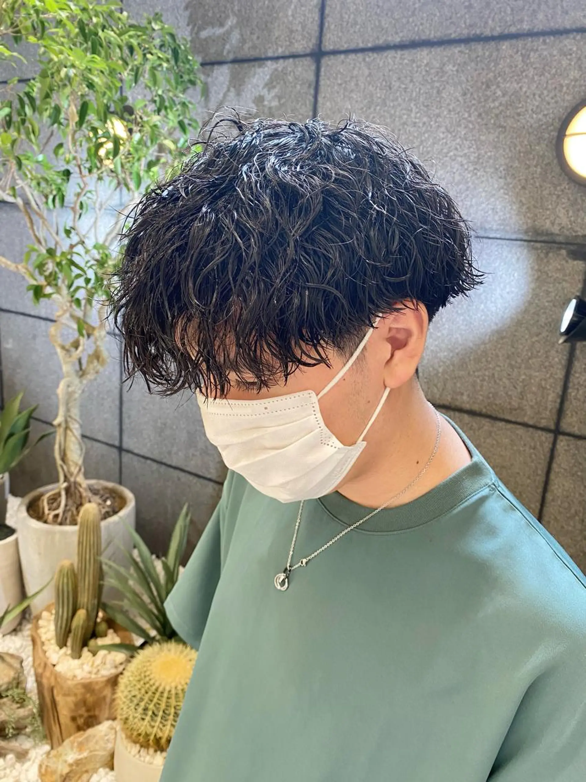 ショート パーマ メンズ 酸スト/フェザー パーマ/三谷海斗のヘアスタイル