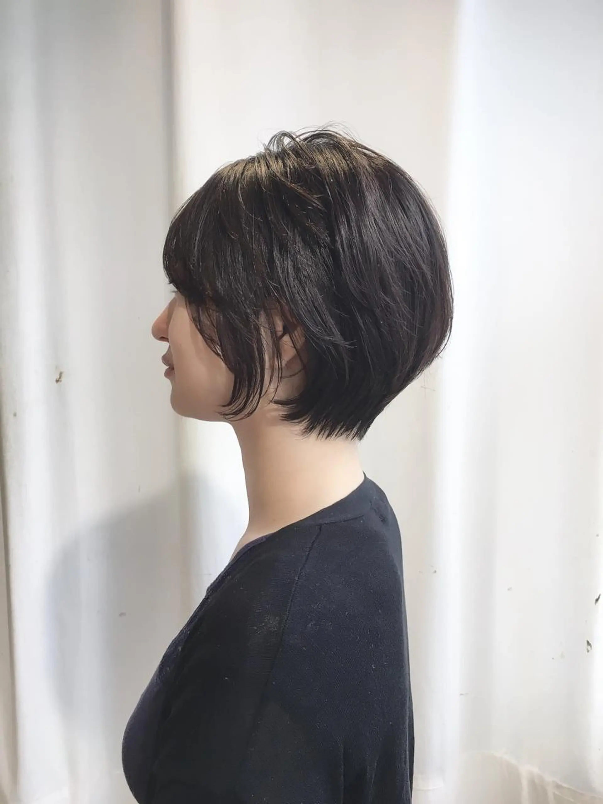 ショート ショートボブ ベリーショート ボブ ハイライト ショートヘア メンズツイスパ ショートフクヤマシンのヘアスタイル